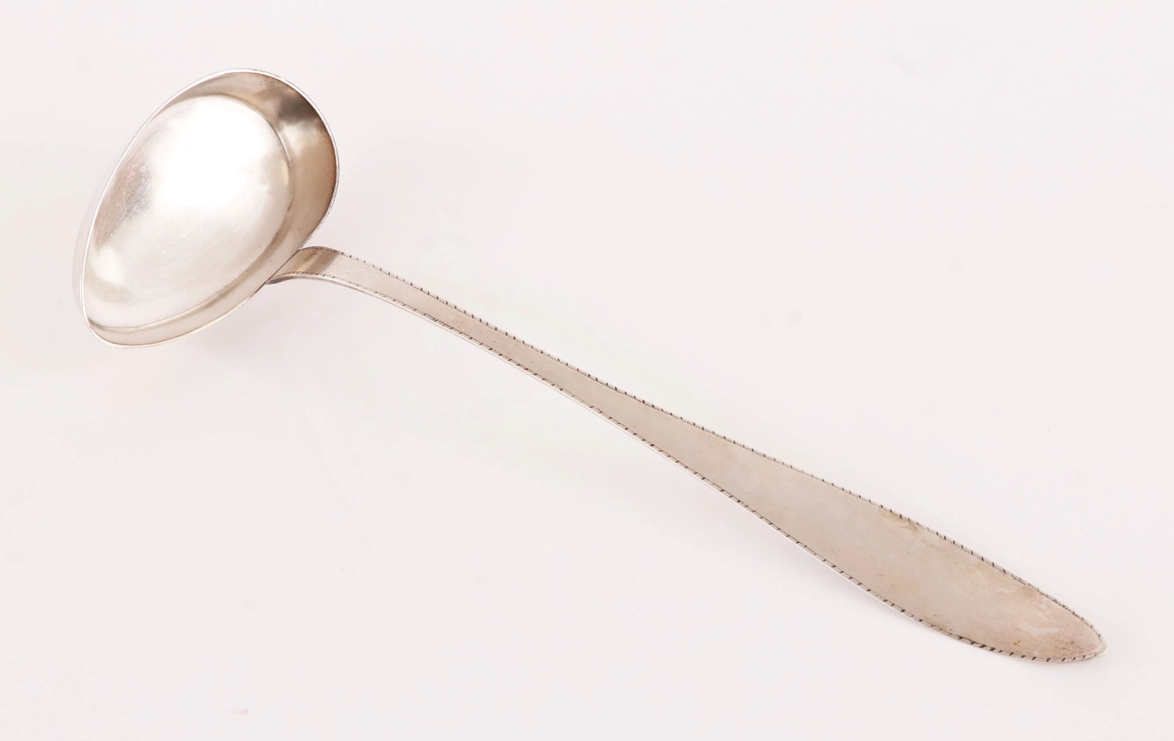 Soppslev i silver, sengustaviansk, 1802