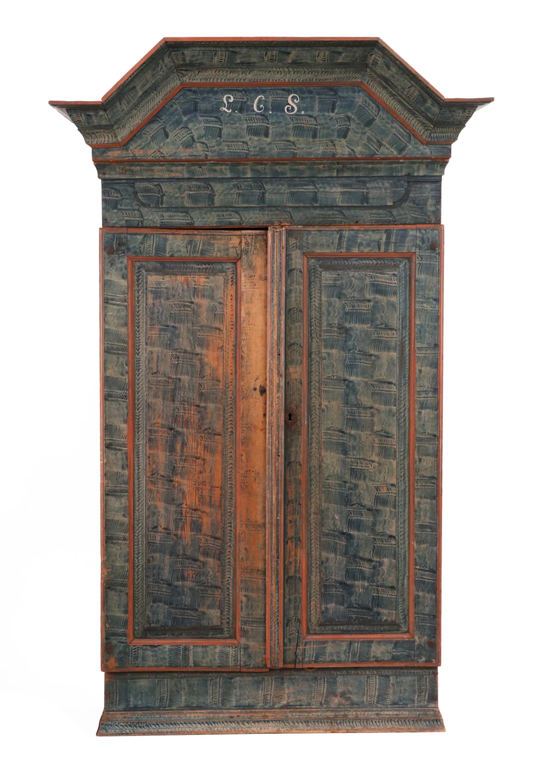 Ståndskåp, allmoge, Dalarna, 1800-talets början