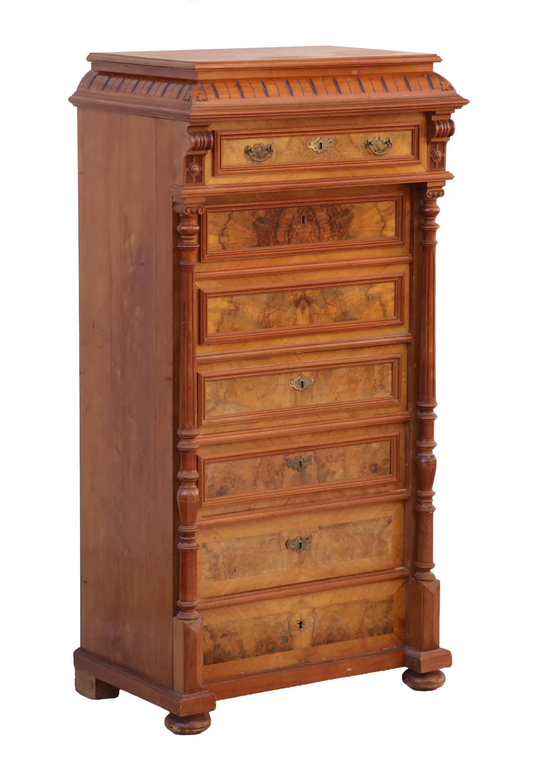 Chiffonjé, nyrenässans, 1800-talets slut