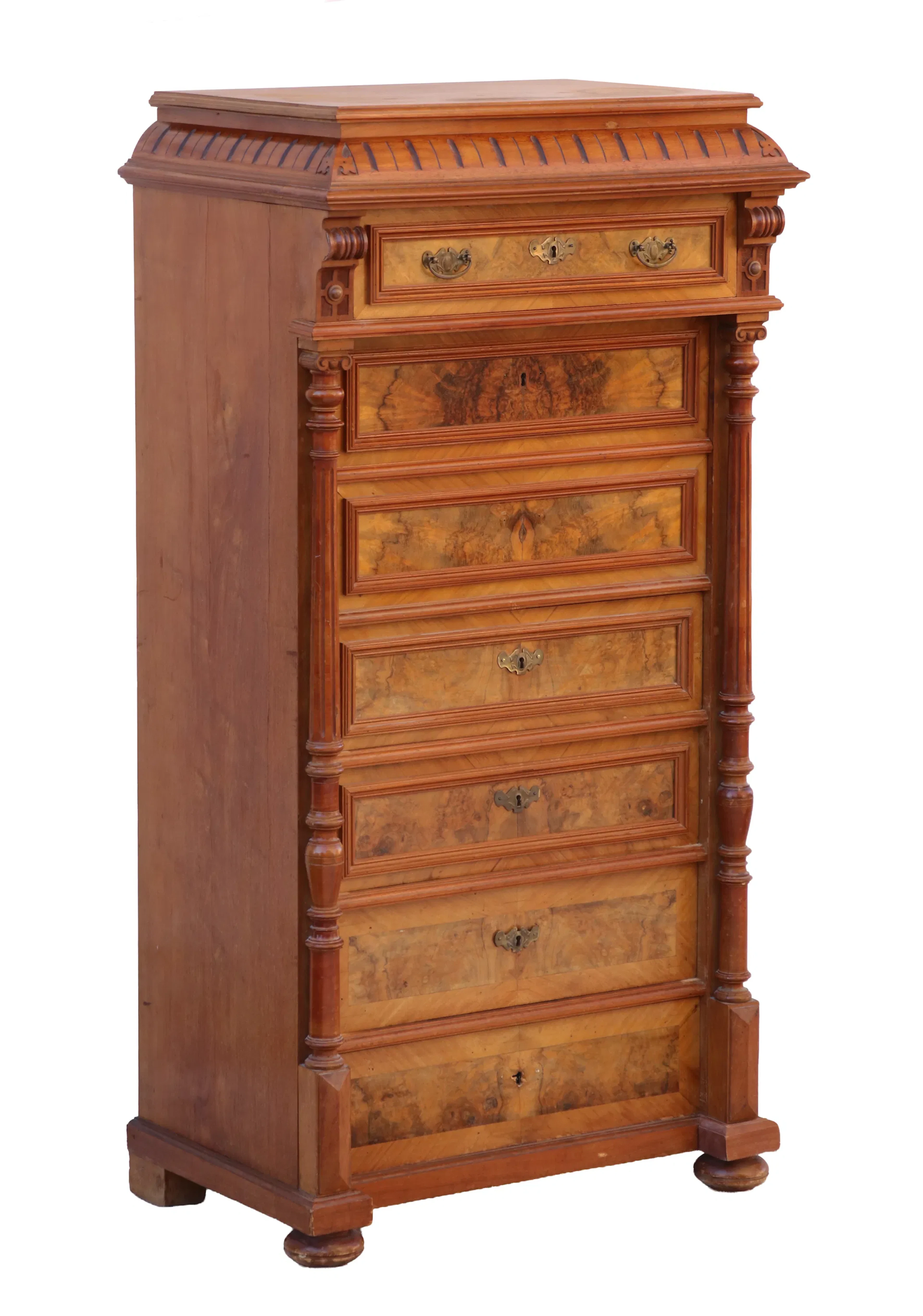Chiffonjé, nyrenässans, 1800-talets slut