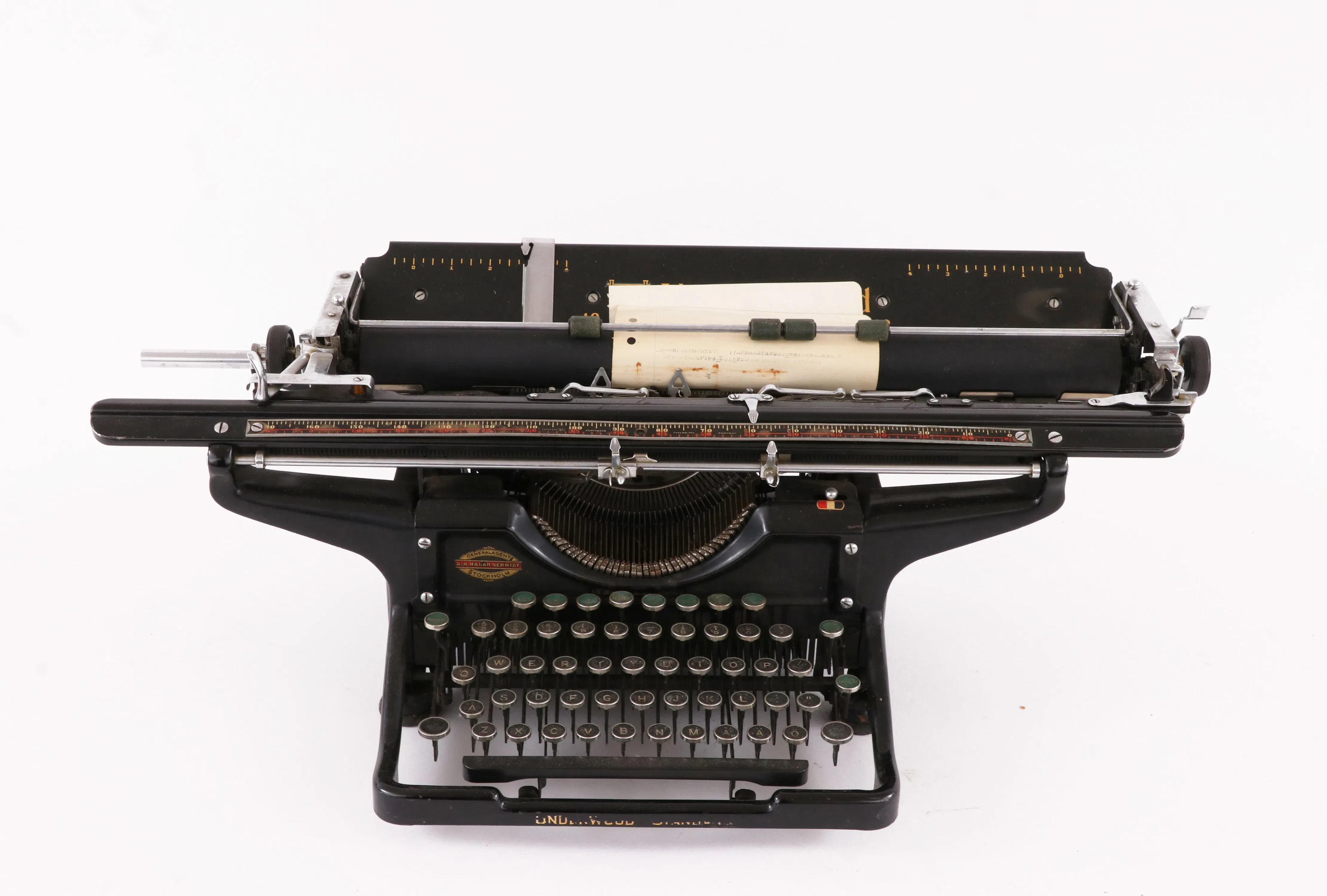 Skrivmaskin, Underwood, 1900-talets första hälft