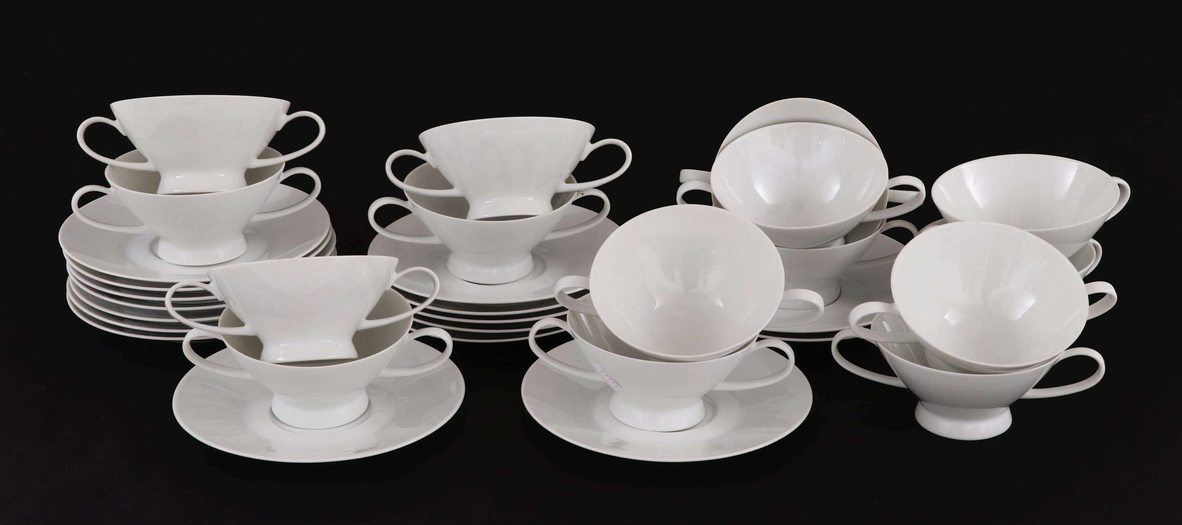 Buljongkoppar med fat 15st, Rosenthal