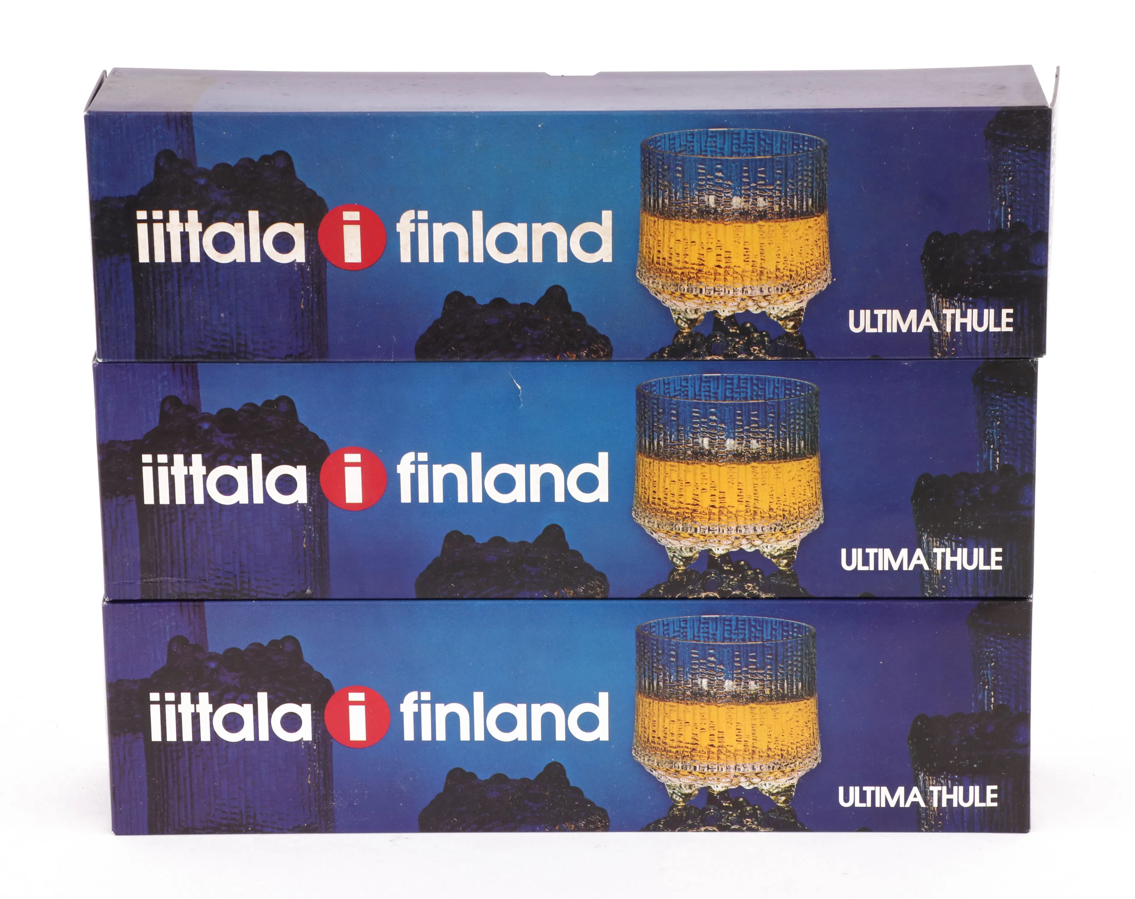 Whiskeyglas 12st, "Ultima Thule", Tapio Wirkkala för Iittala