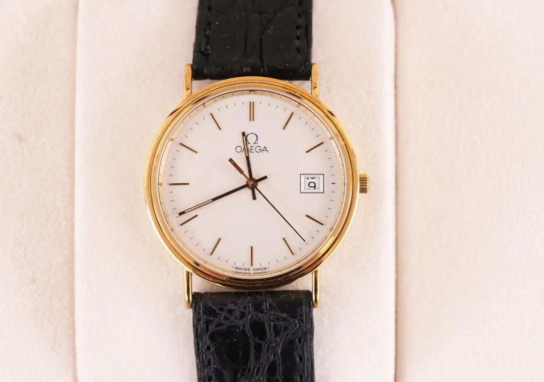 Herrarmbandsur i 18k, Omega