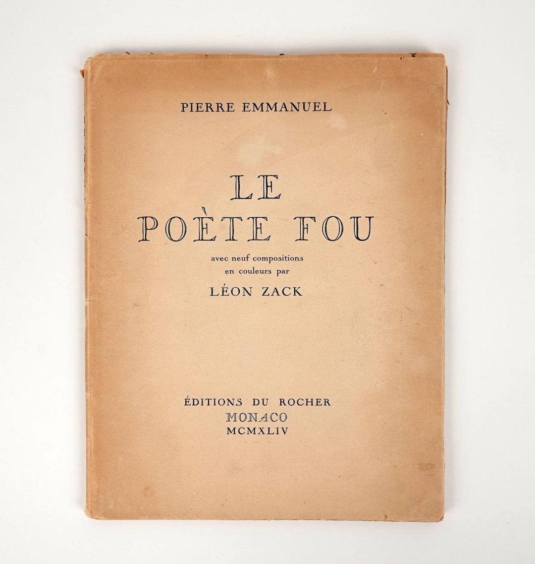 EMMANUEL (Pierre): *The Mad Poet*. Nine color illustrations - Lot 209