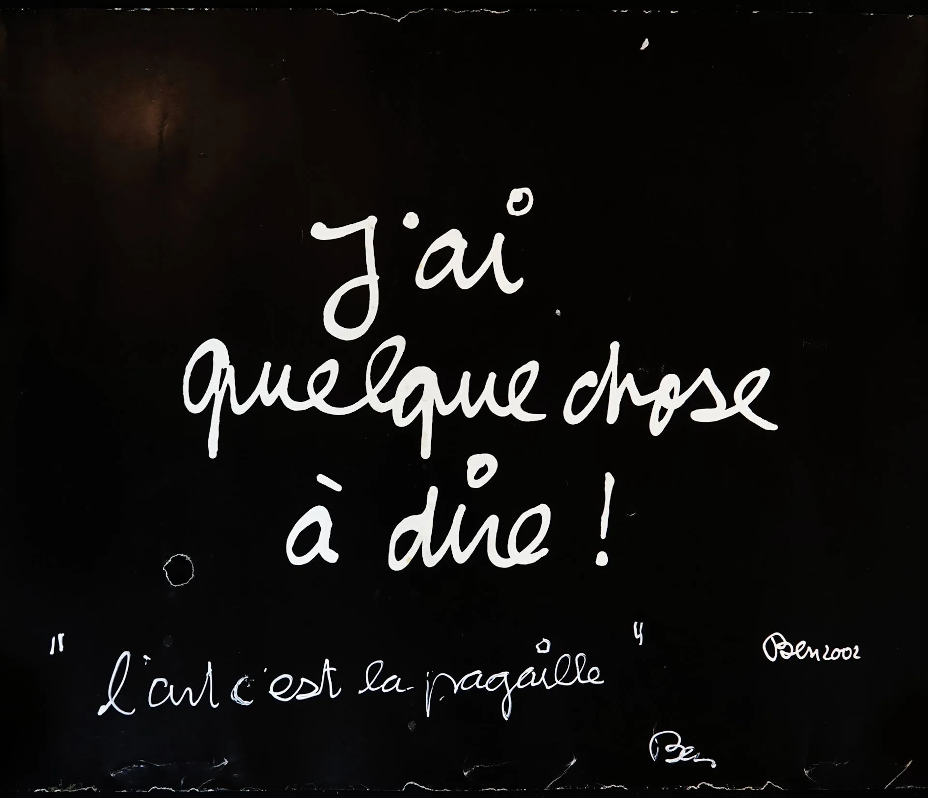 BEN (Benjamin VAUTIER dit) (1935-2024) - Lot 18