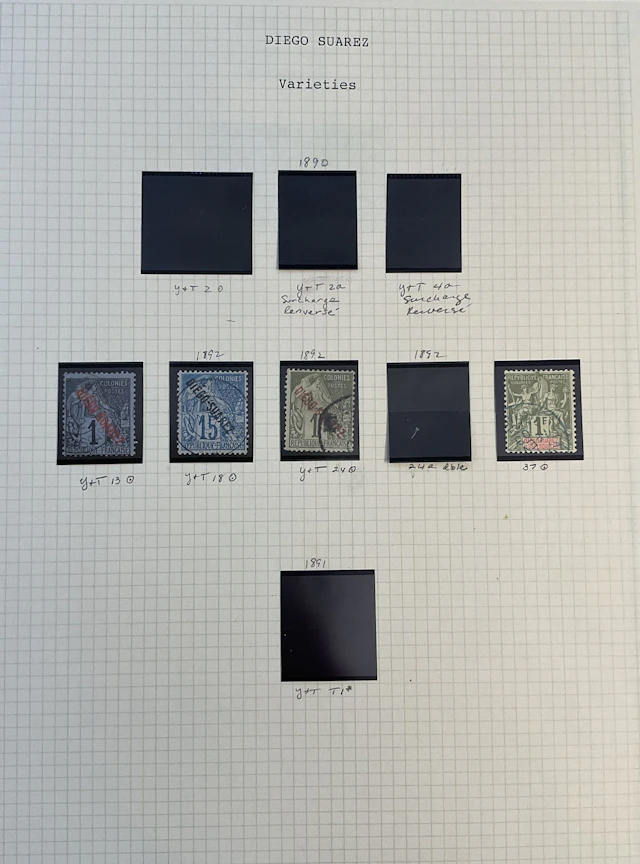 French Colonies - Diego-Suarez: Collection of Diego-Suarez s - Lot 16
