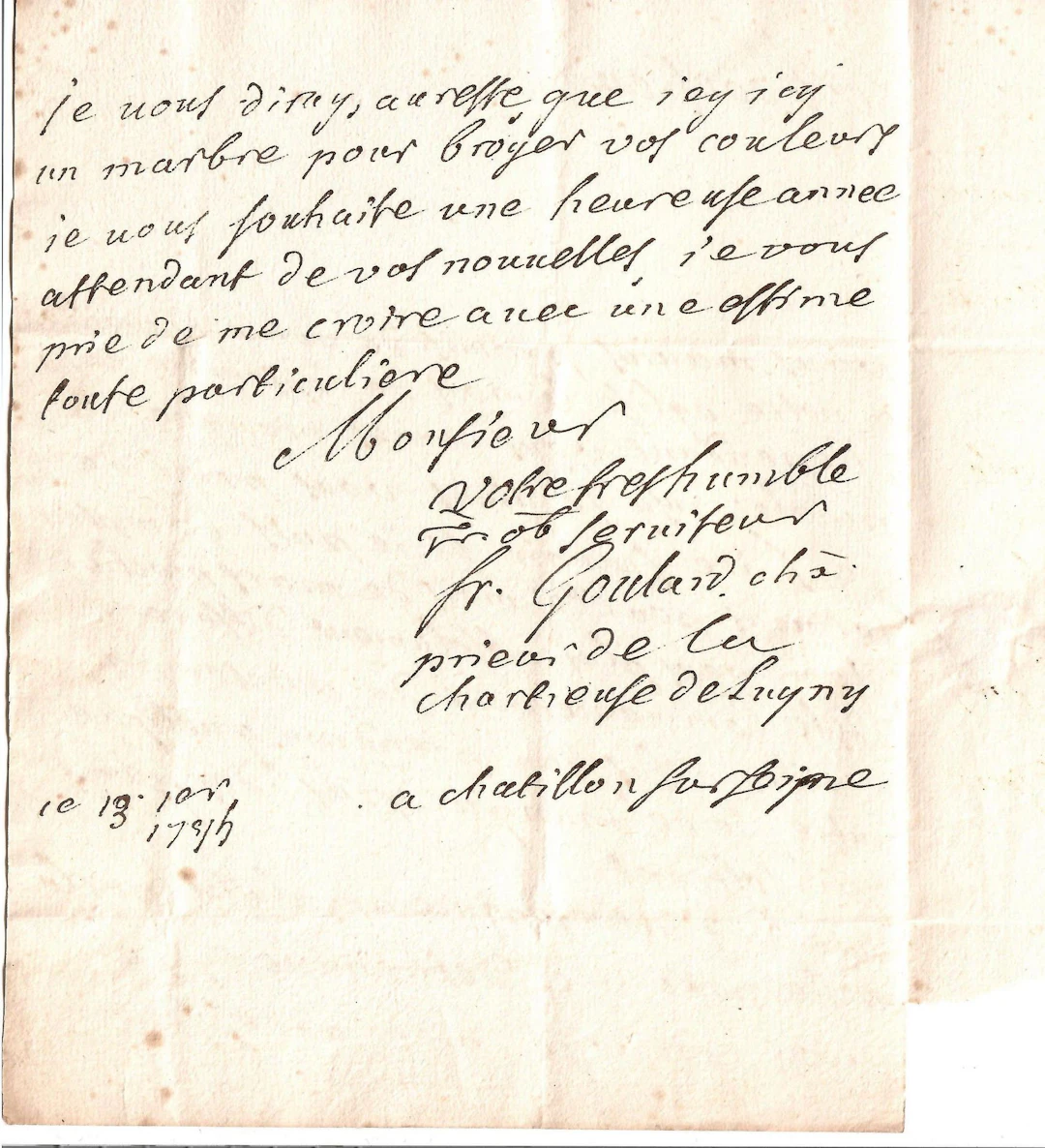CÔTE D’OR. CHARTREUSE DE LUGNY, near CHÂTILLON-SUR-SEINE (21 - Lot 68