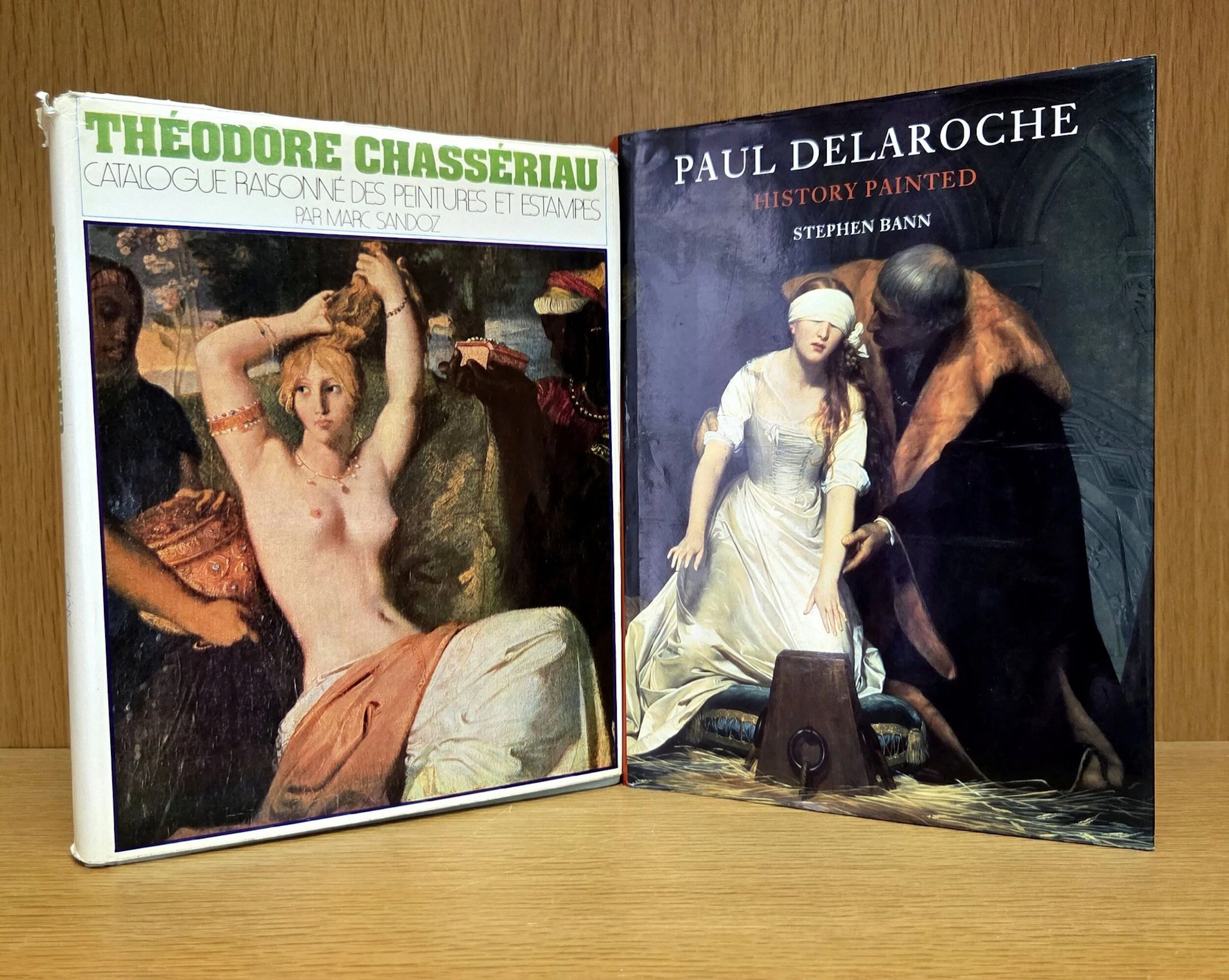 Set of two books on Romantic painting: - Marc Sandoz, Théodo - Lot 234