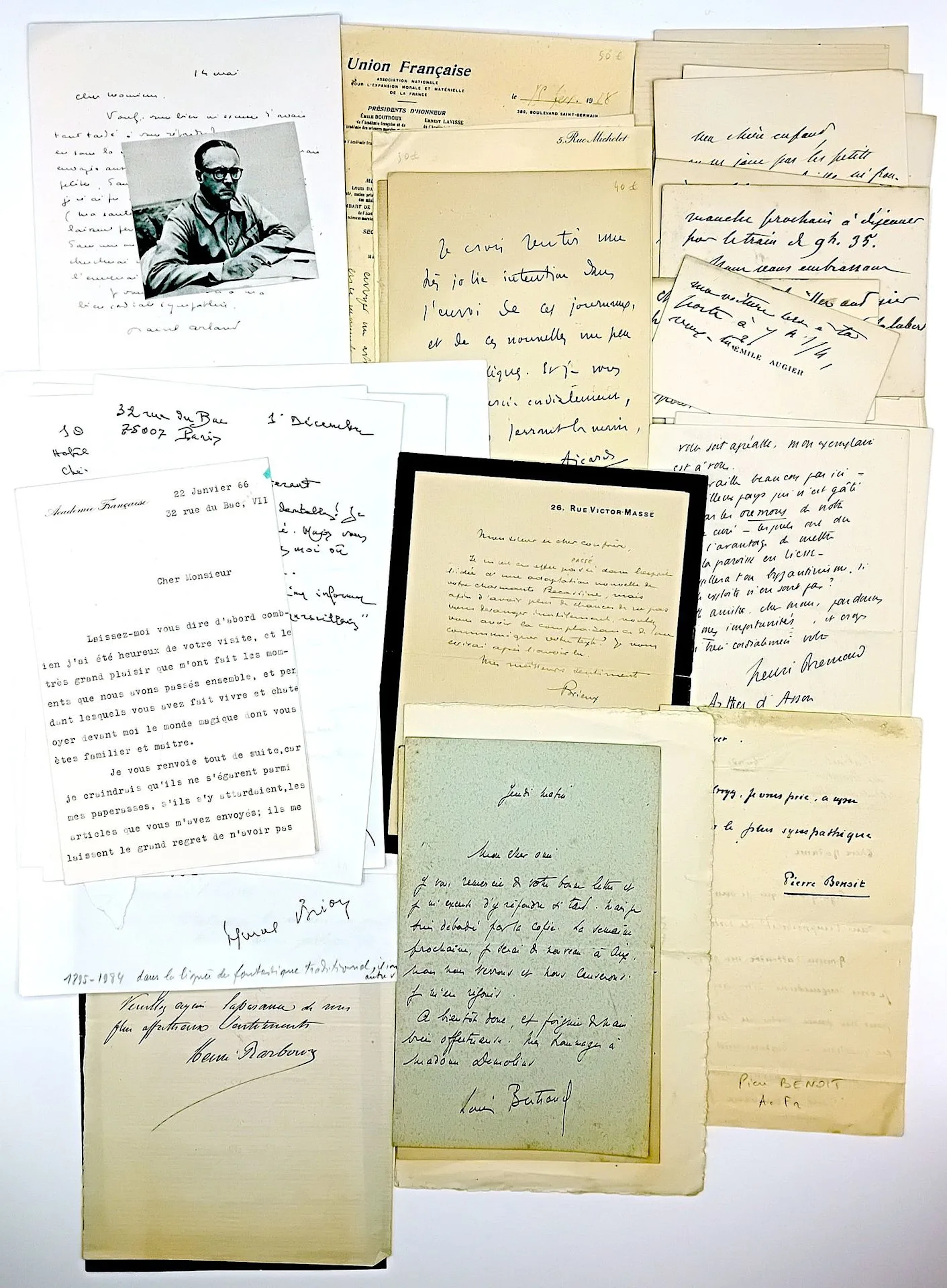 ACADÉMIE FRANÇAISE (A to B). 38 items (L.A.S., LA.S., CVS), - Lot 624