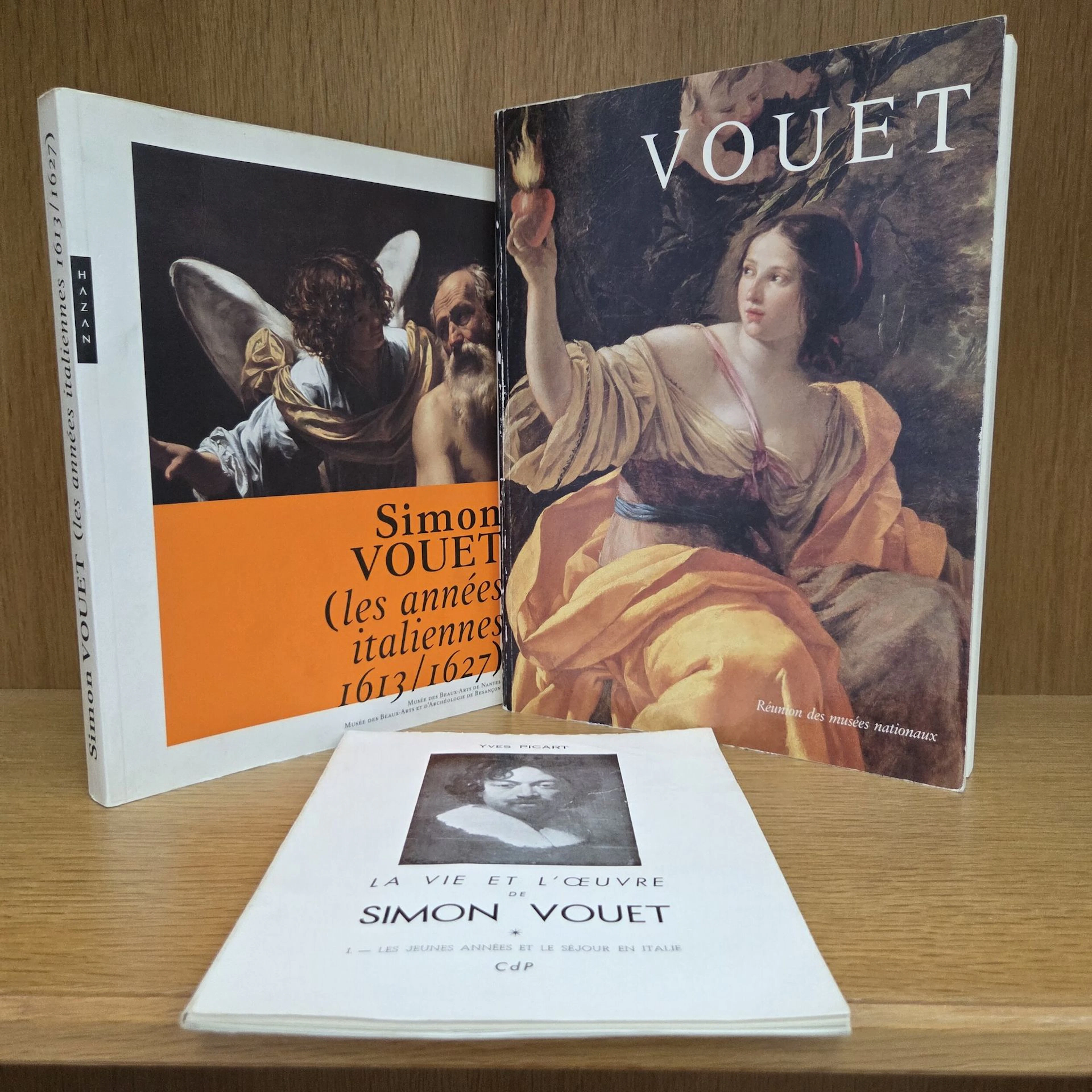 Set of three books on Simon VOUET: - Lot 99