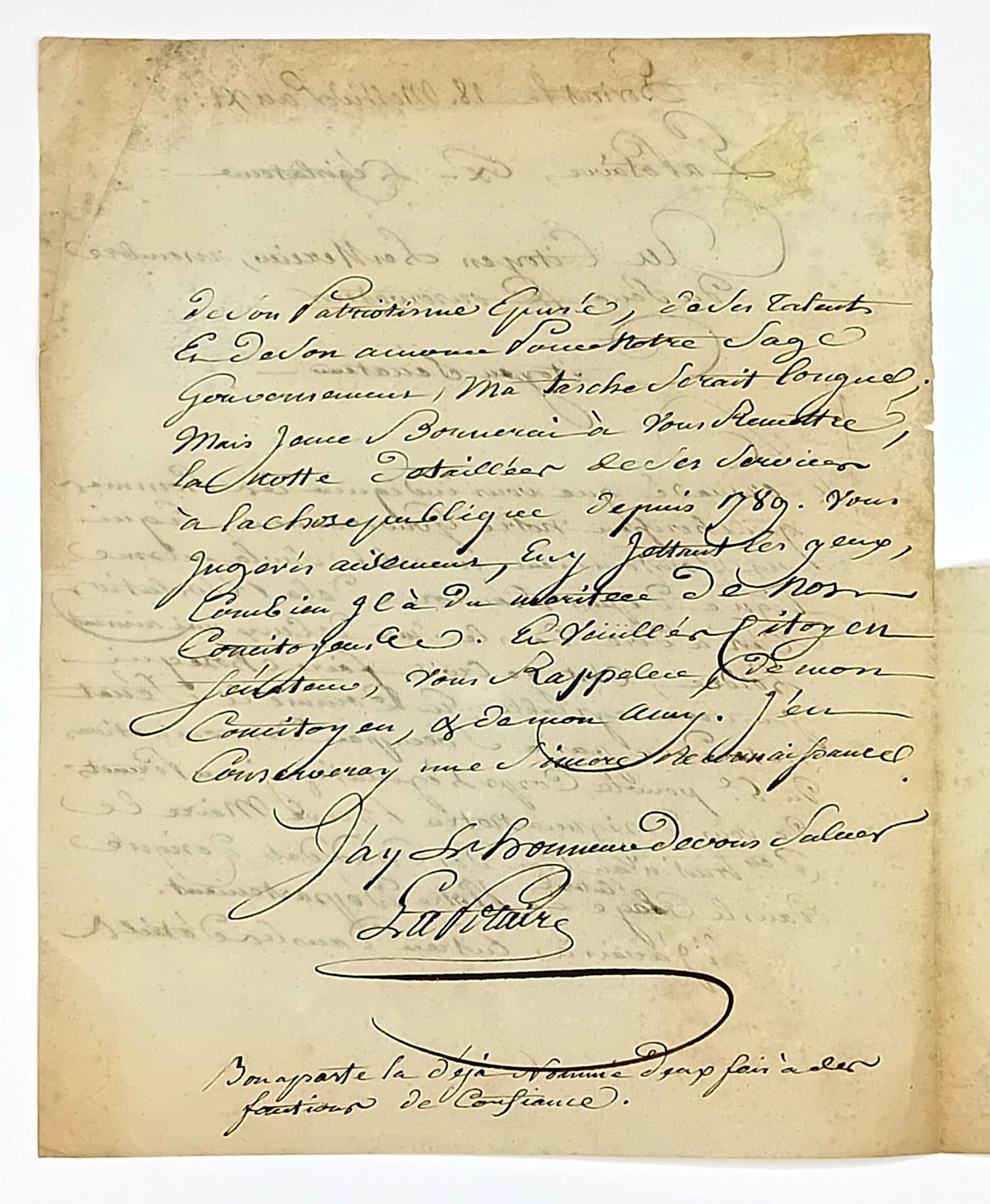 LAPOTAIRE (Louis-Jean-Gabriel) 1740–1810 - Representative fr - Lot 337
