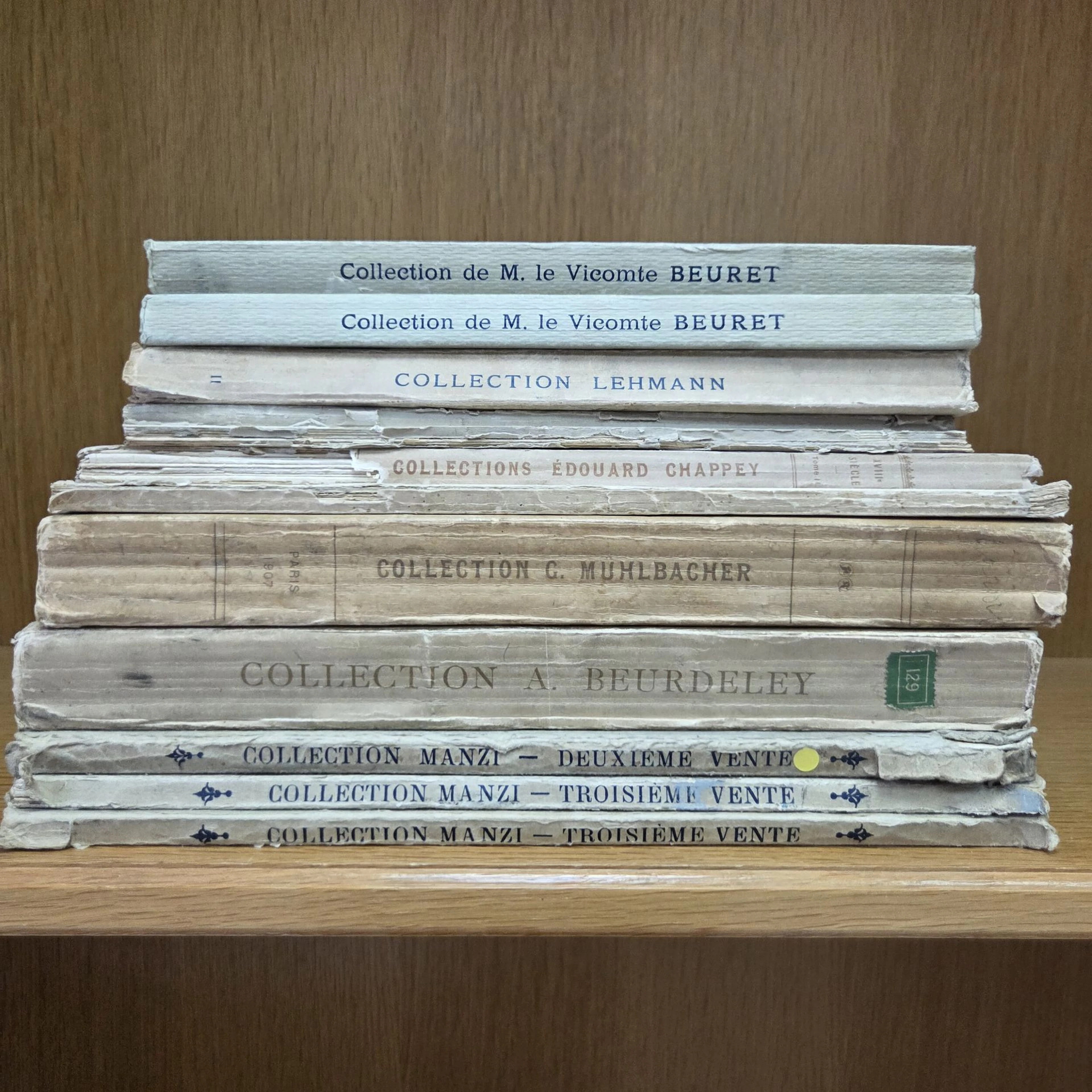 Large lot of old sales catalogs: Collection de M. le Vicomte - Lot 135