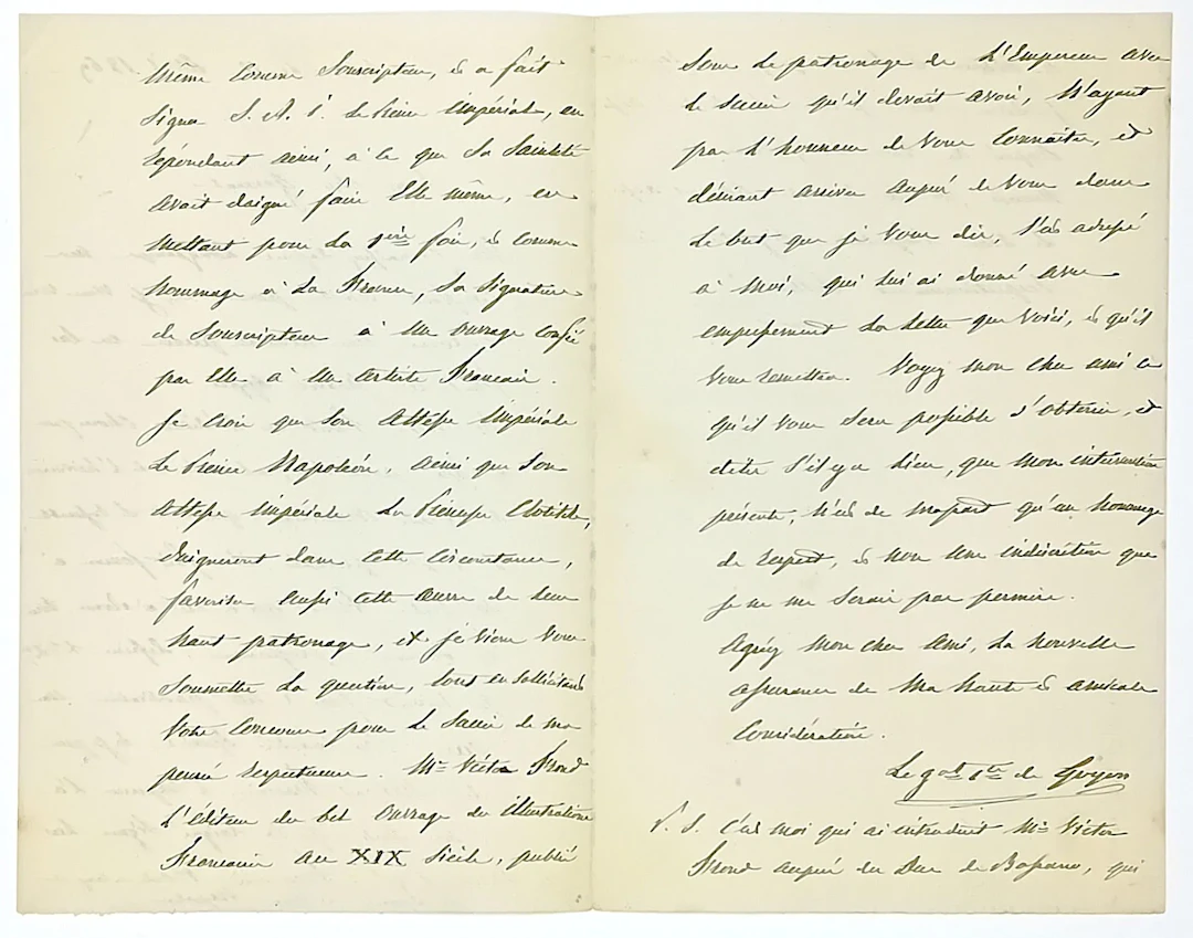 Comte de GOYON Charles Marie Augustin (1803 - 1870), General - Lot 617