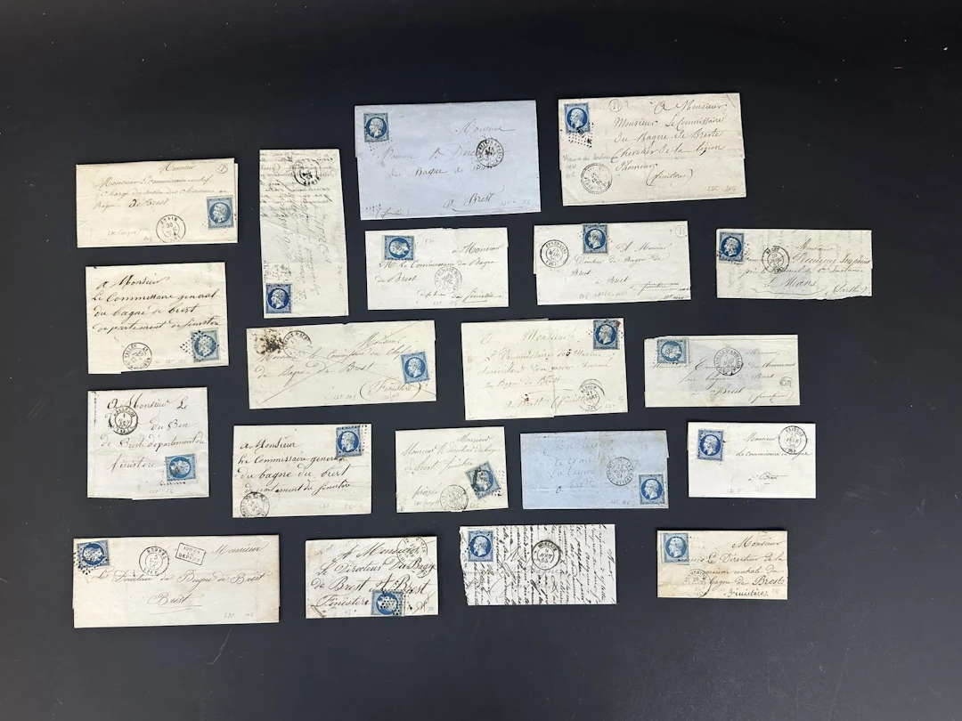 A packet—Brest Penal Colony: Set of 20 letters or letter fro - Lot 121