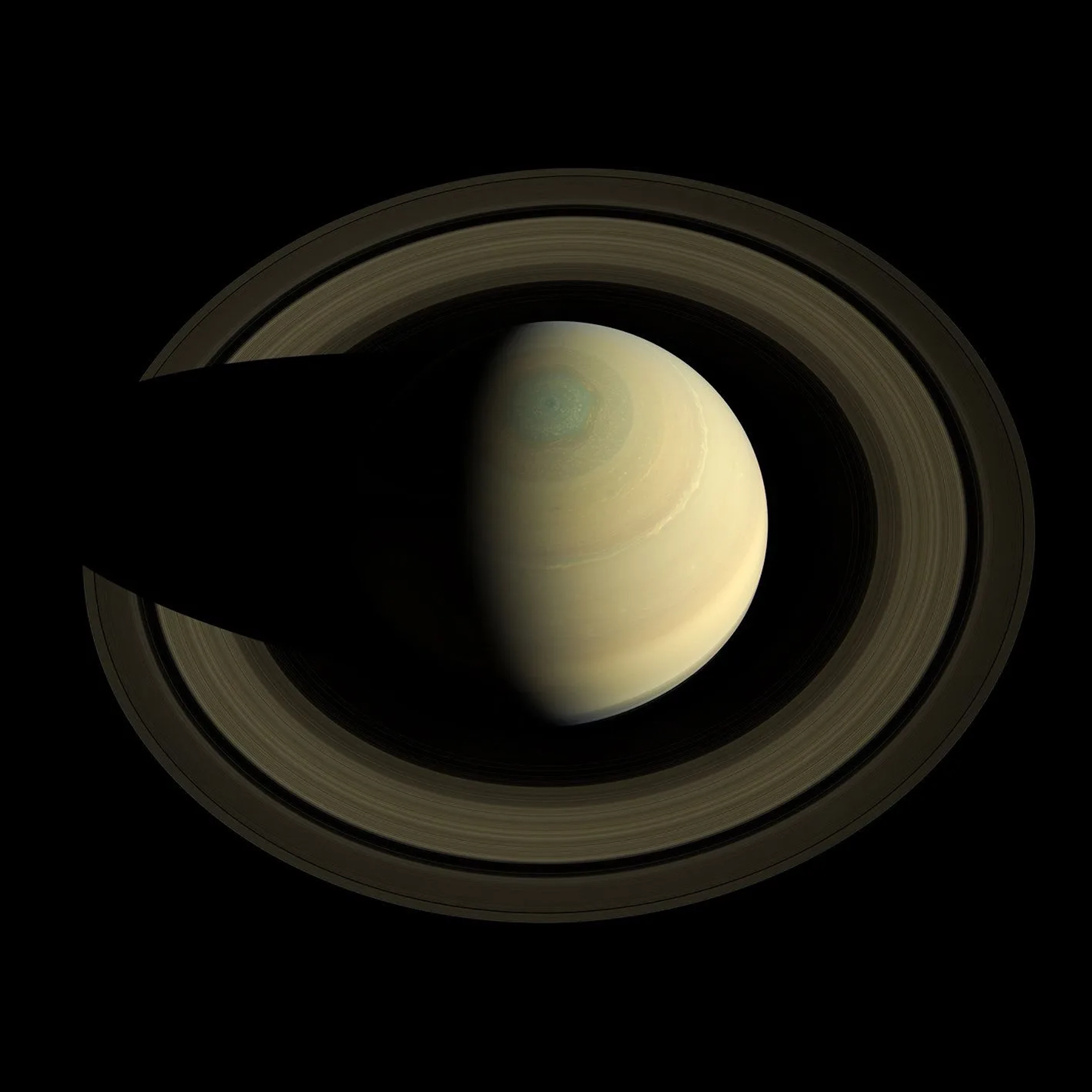 NASA. LARGE FORMAT. NASA's Cassini spacecraft hovered over S - Lot 282