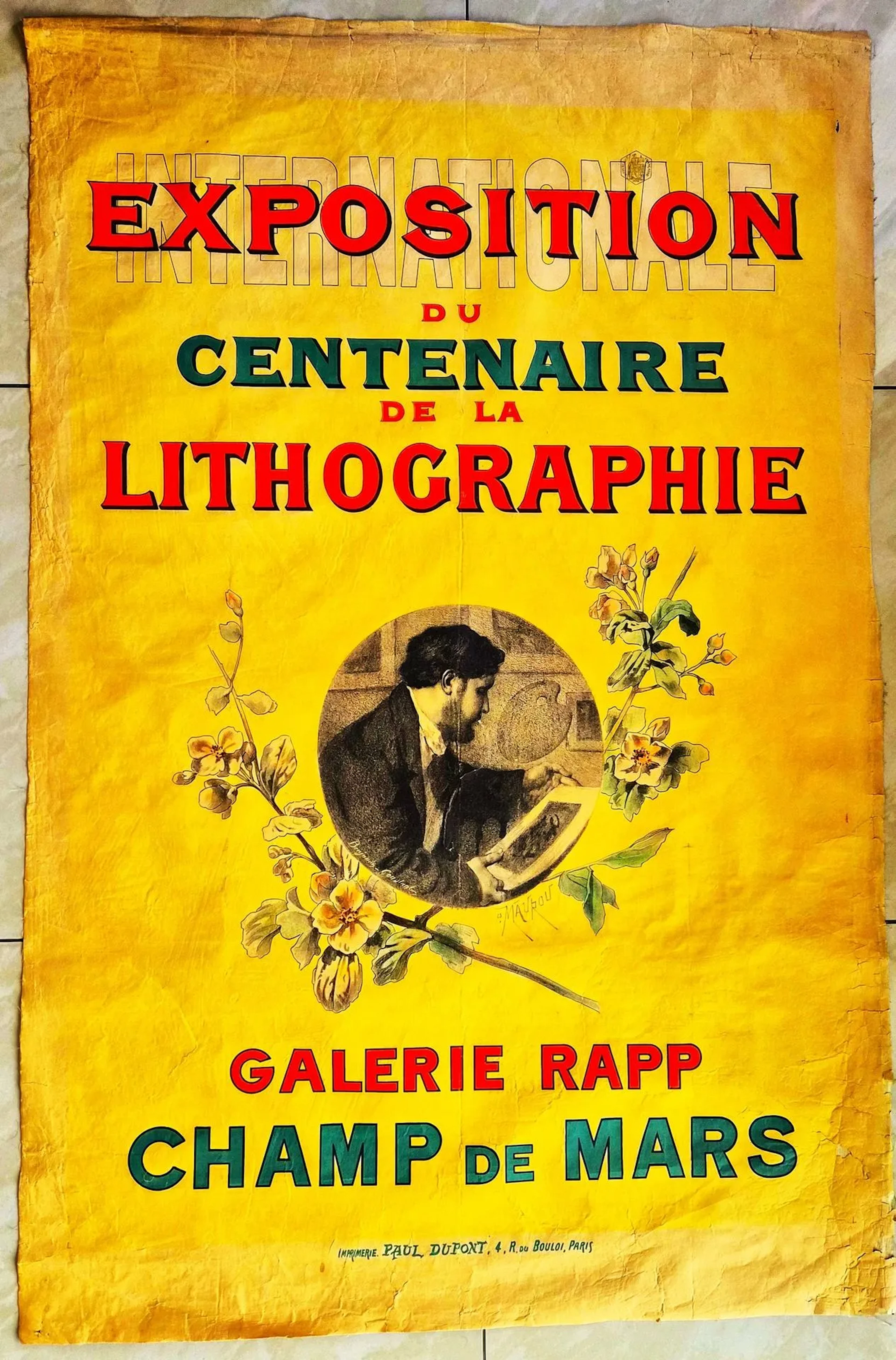 Paul MAUROU (1848–1931) / “Centennial Exhibition of Lithogra - Lot 363