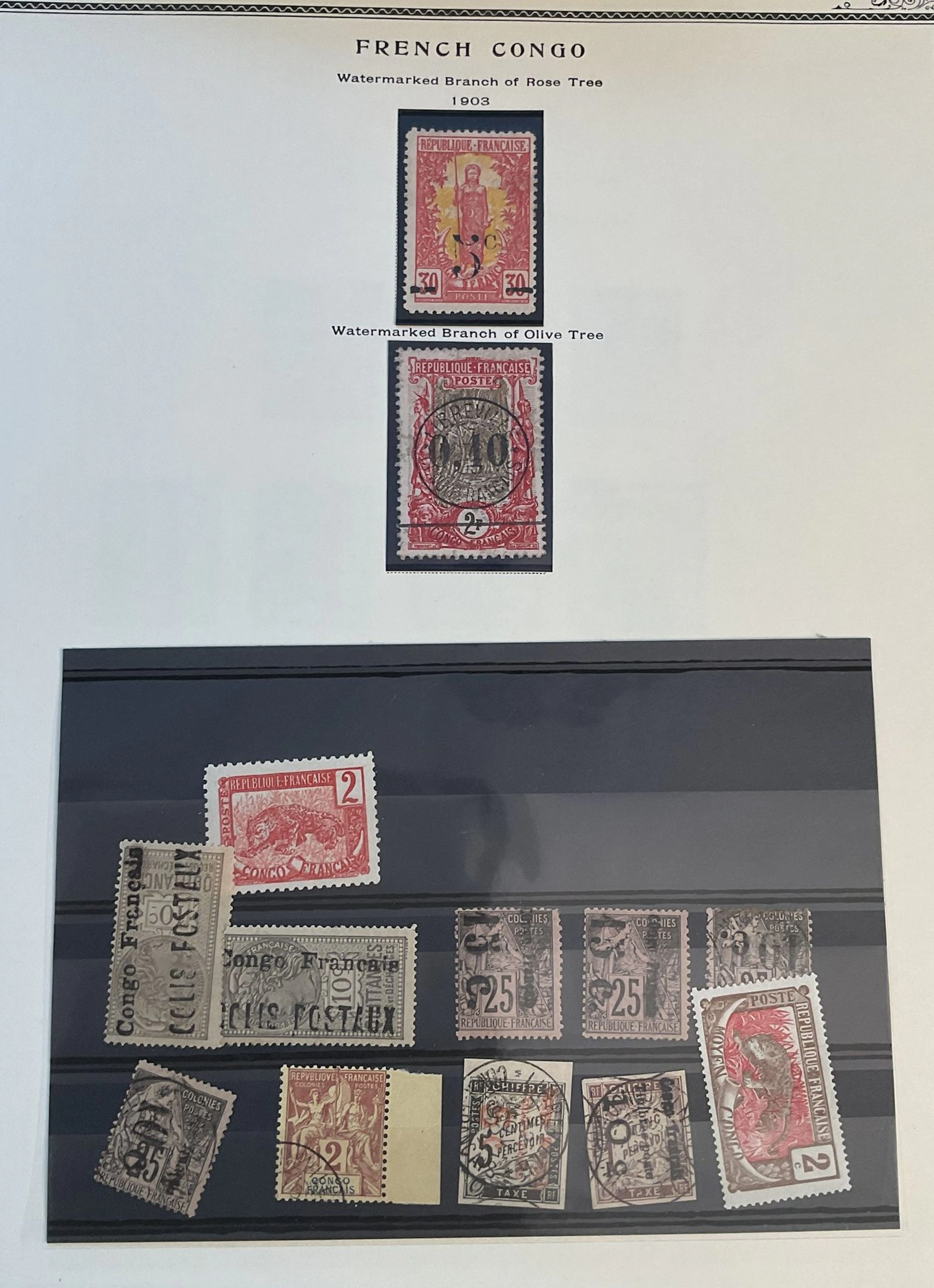 French Colonies - Congo: Collection of Congo stamps, includi - Lot 13