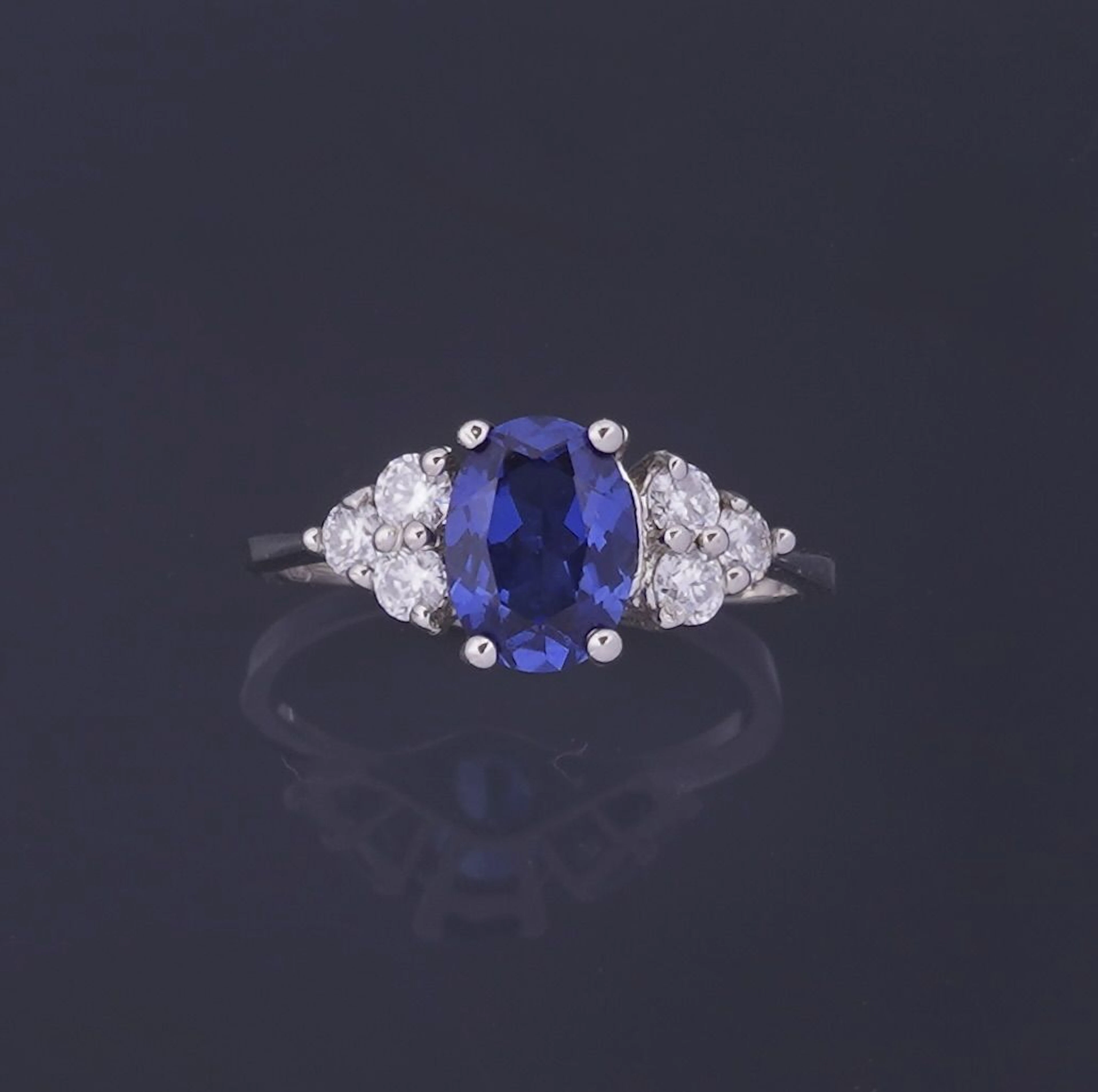 An Art Deco-style ring in 18k white gold (750 fineness) set - Lot 316