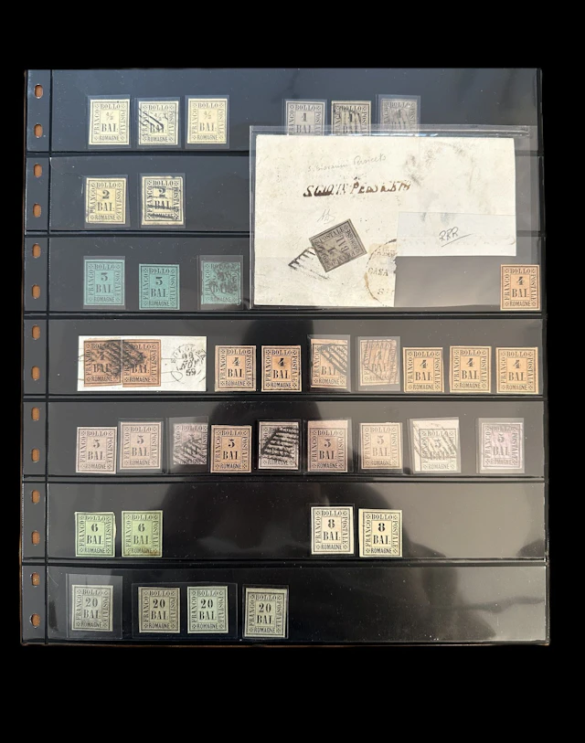 Italy - Romage: Selection of 1/2 Baiocchi at 20B. Includes s - Lot 64