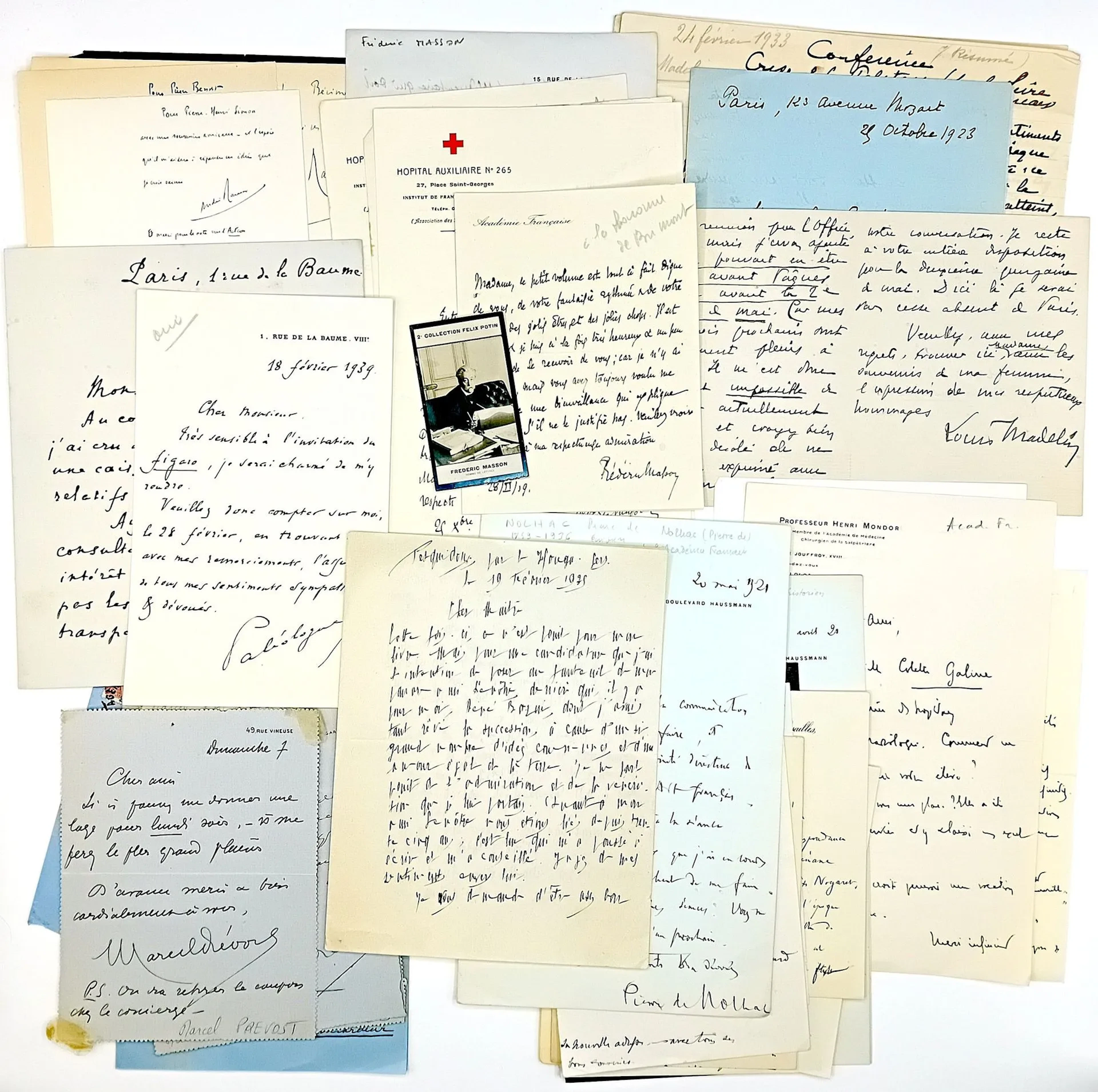 FRENCH ACADEMY (M–R). 45 items (L.A.S., LA.S., CVS), namely: - Lot 627