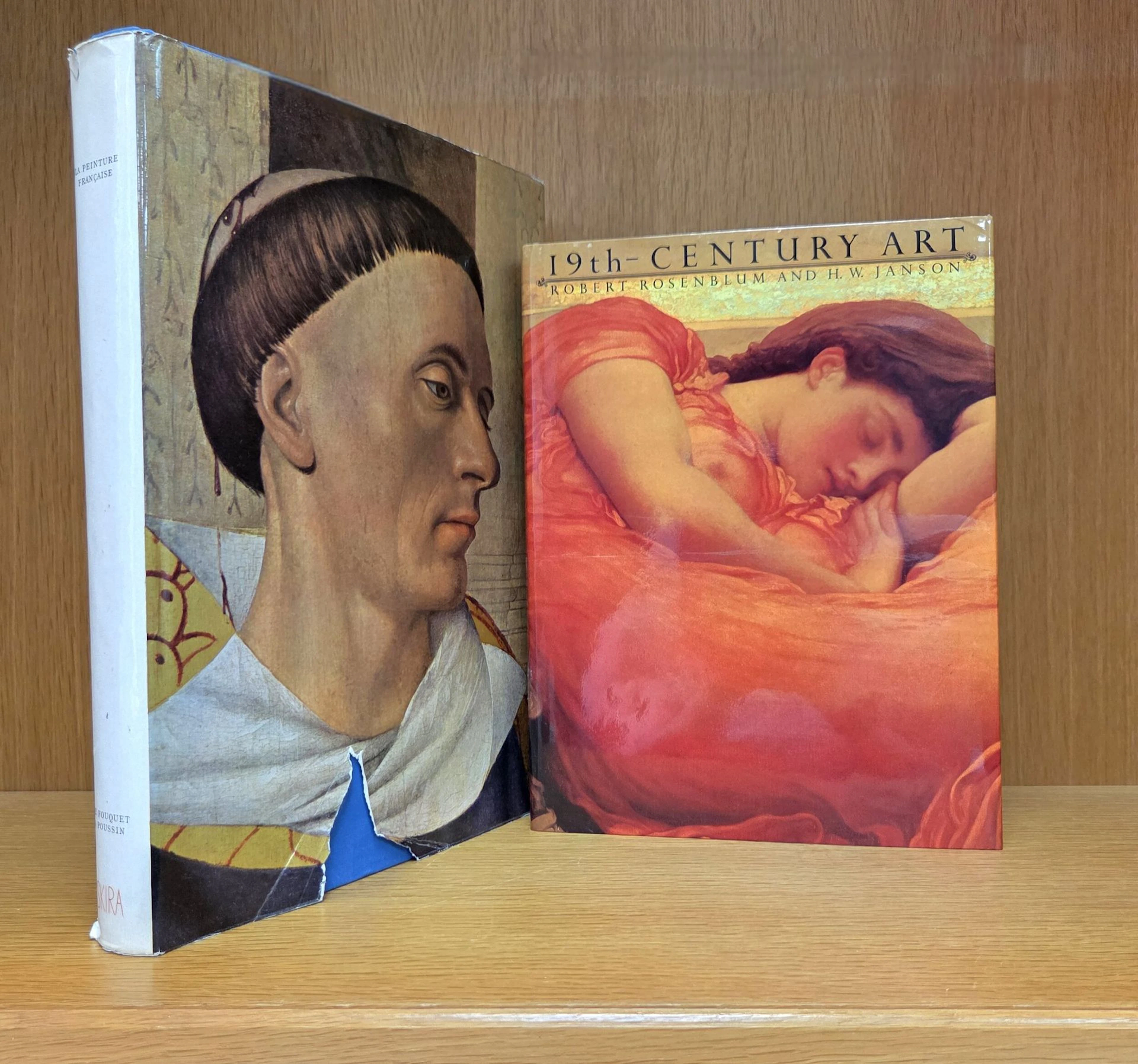Set of two books on French painting: - Robert Rosenblum and - Lot 235