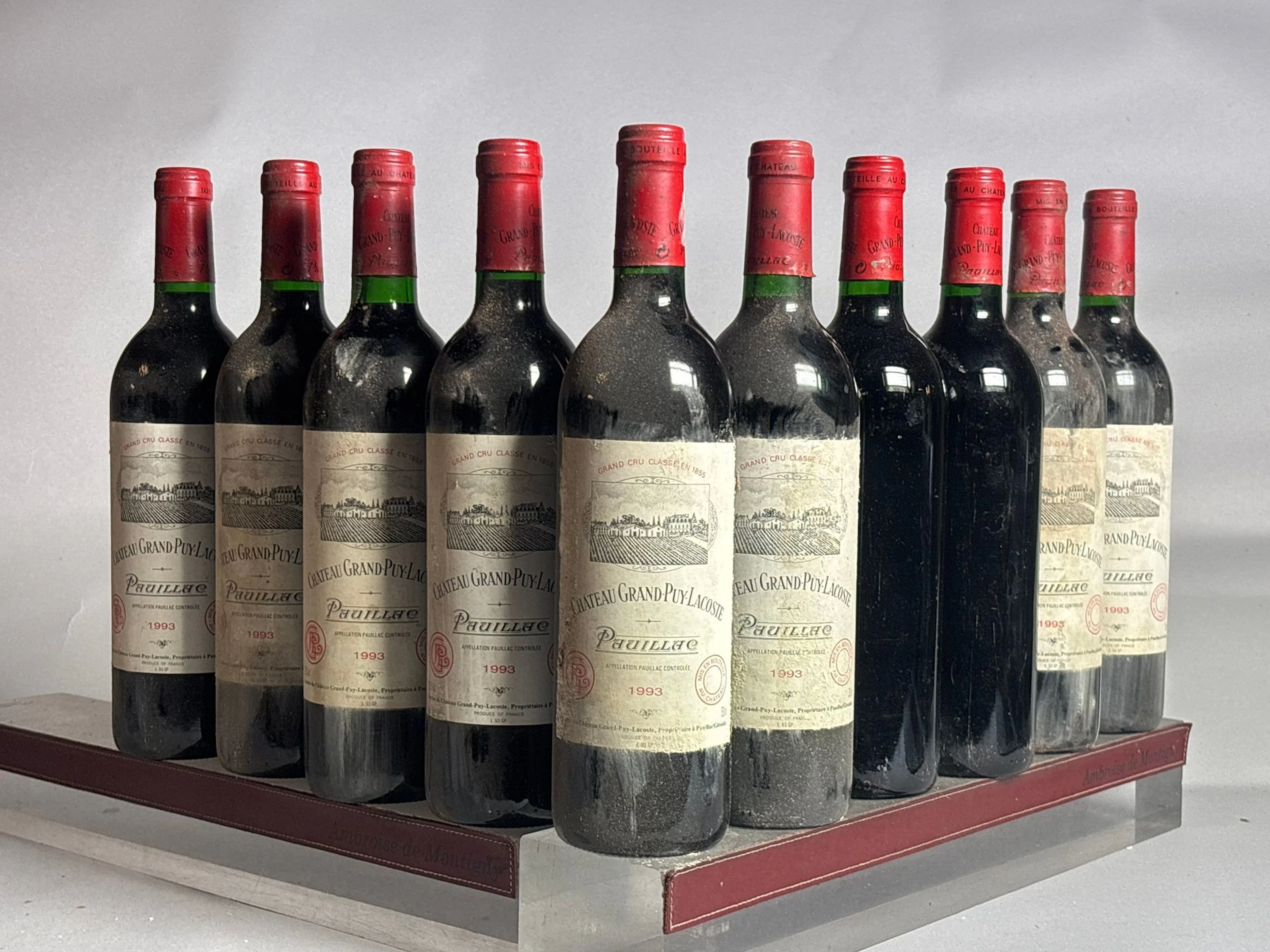 10 Bottles Château GRAND PUY LACOSTE 1993 - 5th GCC Pauillac - Lot 58