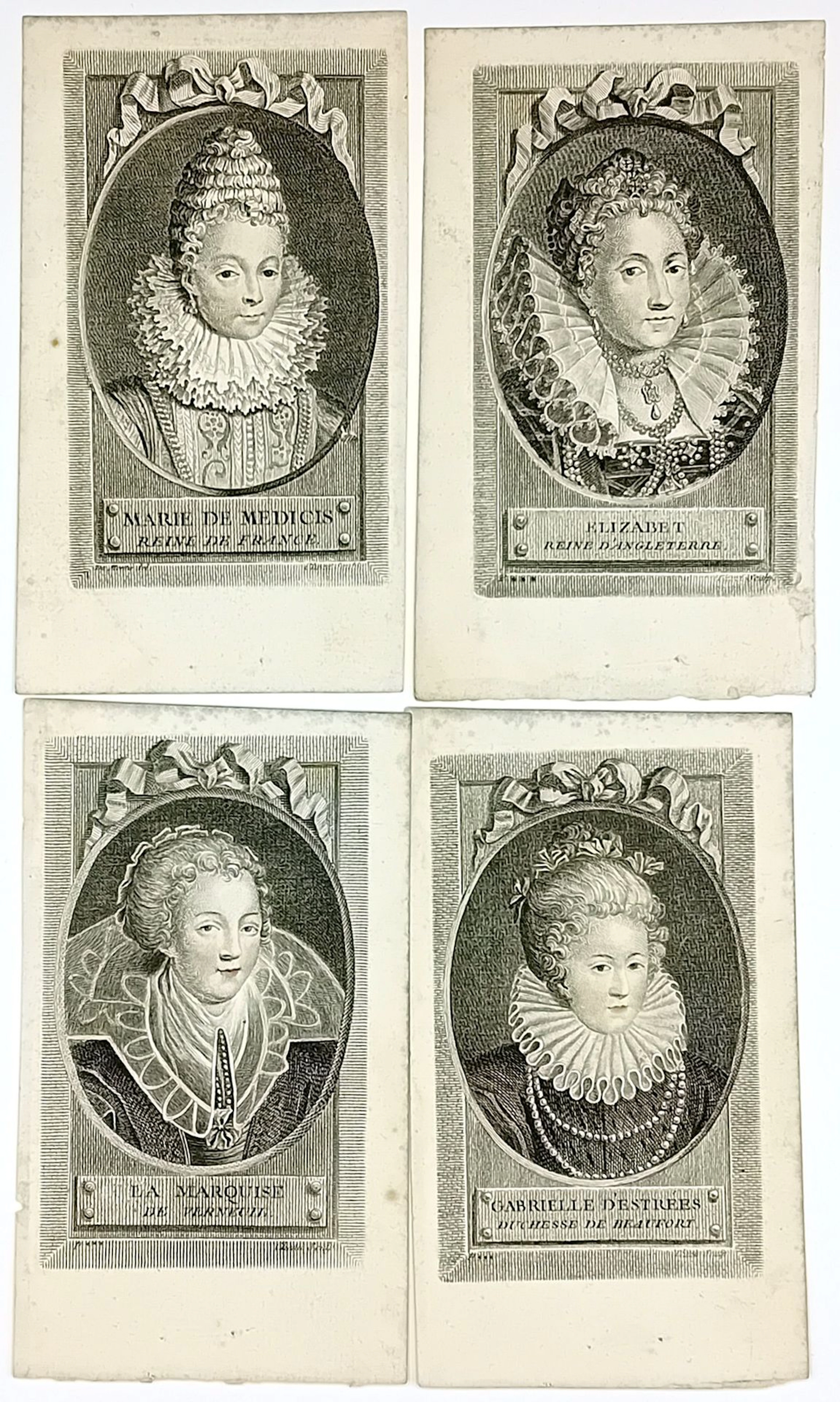 Marie de Médicis, Queen of France (in 1600) + Gabrielle d’Es - Lot 6