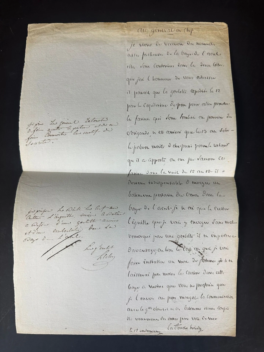 Admiral Louis René LATOHE TREVILLE [Rochefort 1745–1804] He - Lot 131