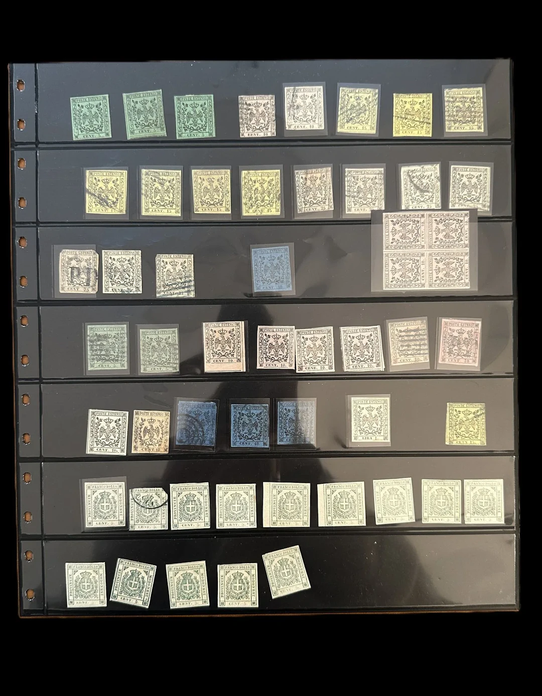 Italy - Modena: Collection of Modena stamps, including stamp - Lot 61