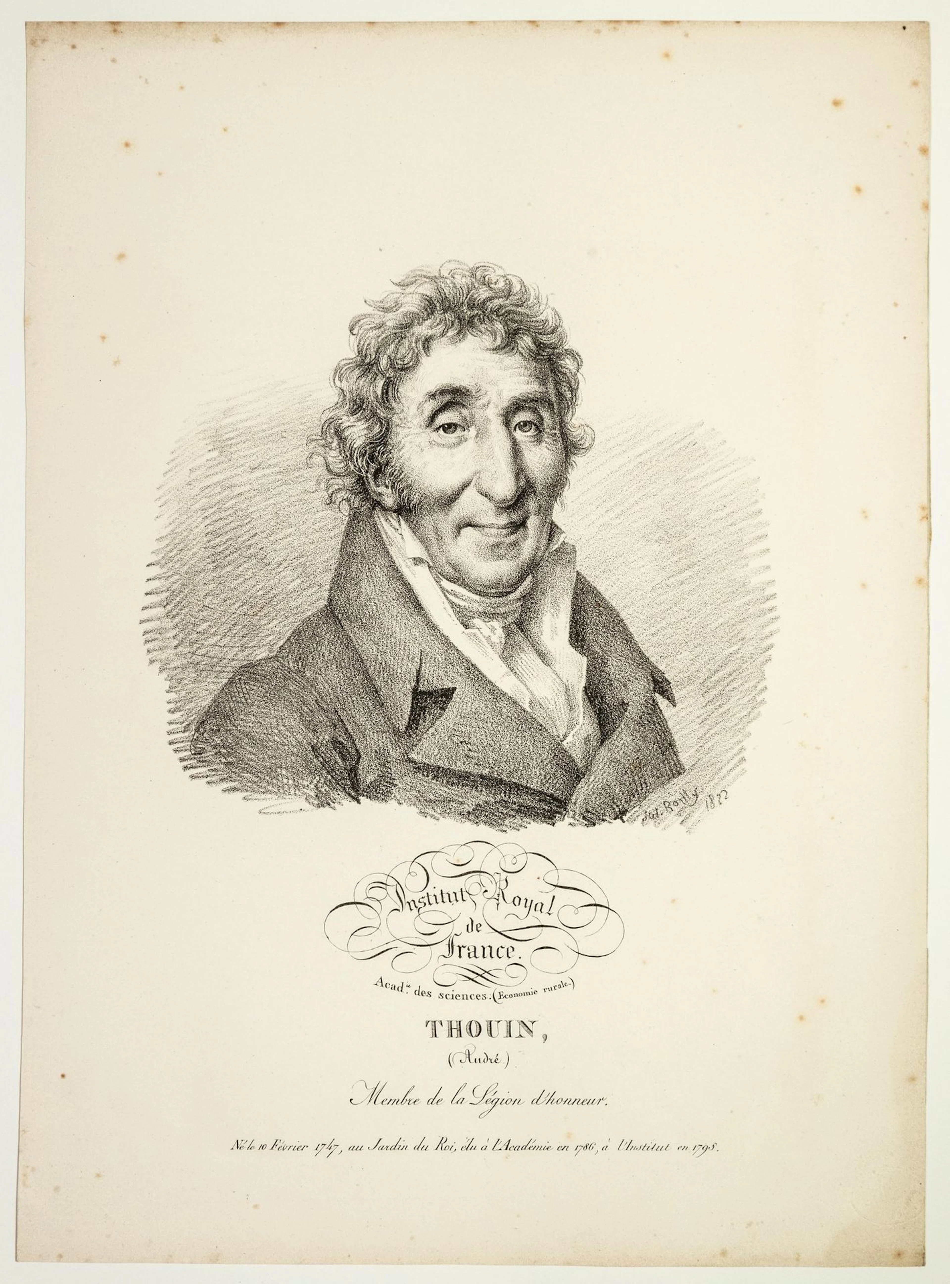 André THOUIN, Naturalist, Member of the Académie des Science - Lot 446