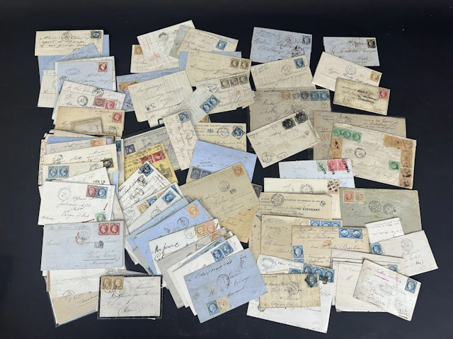 Letters: Set of 112 classic letters from France and abroad, - Lot 122