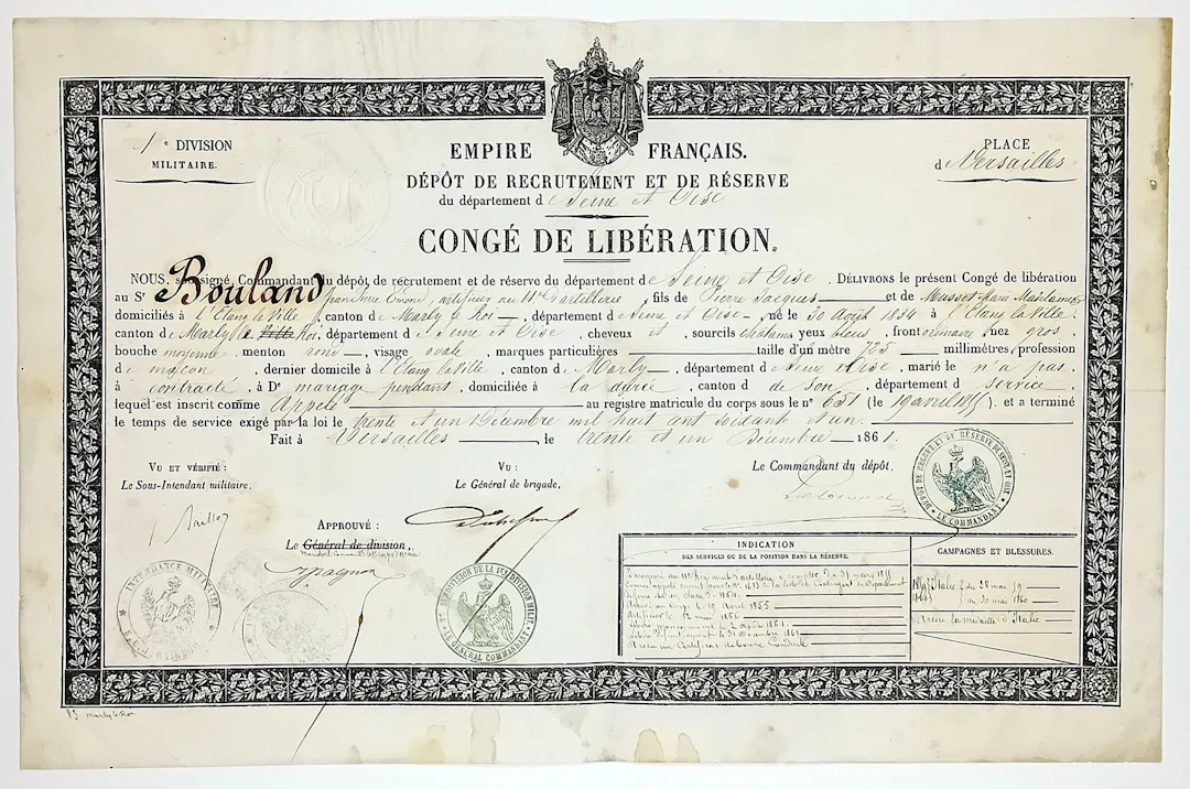 Marshal Bernard-Pierre MAGNAN (1791–1865), Marshal of France - Lot 587