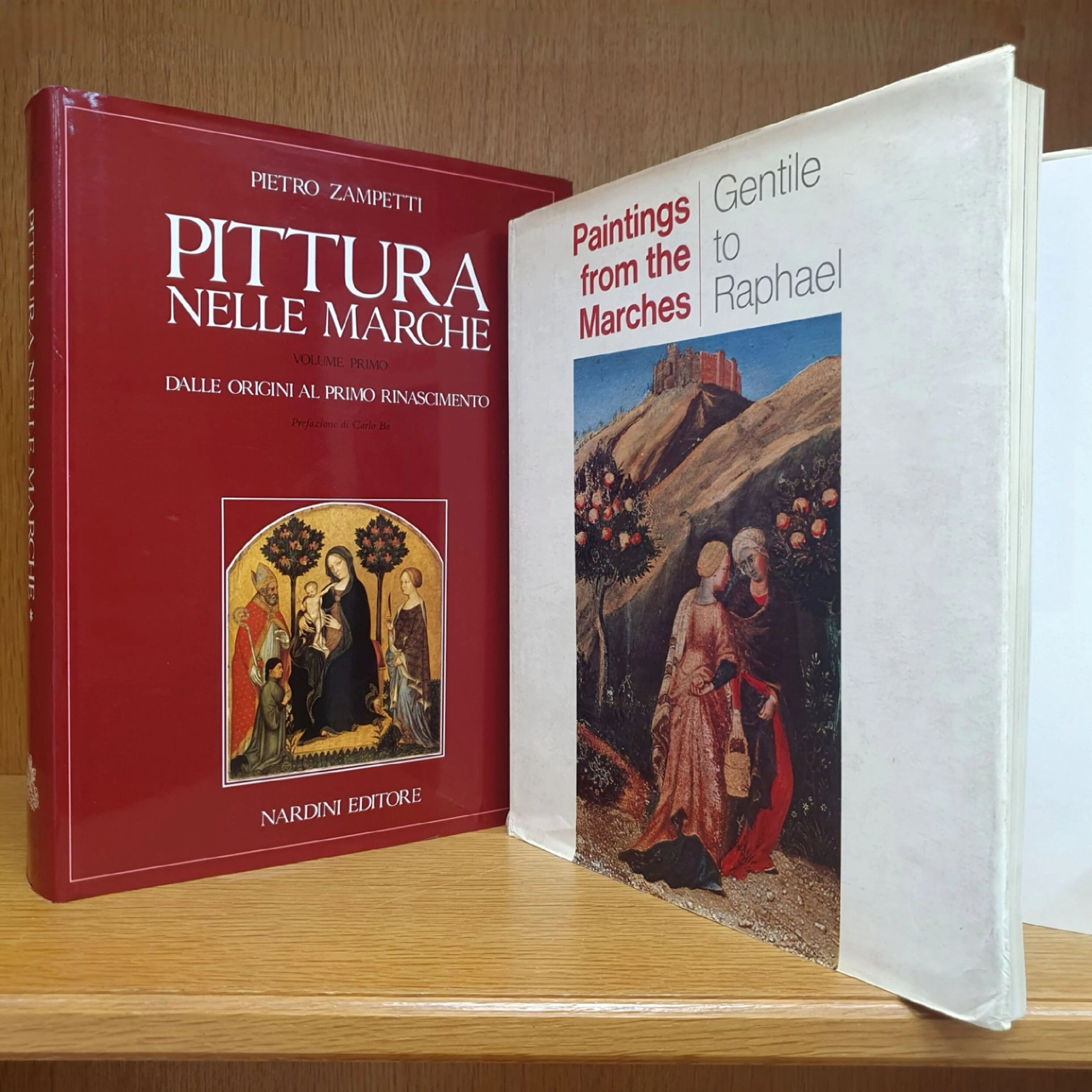 Set of two books on art in the Marche region: - Lot 68