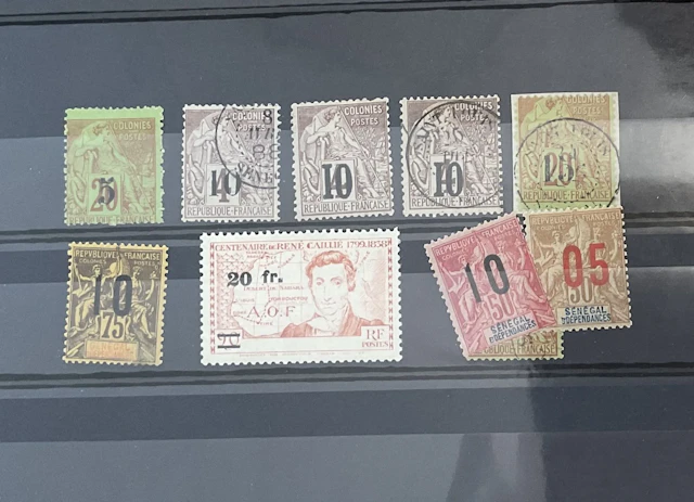 French Colonies - Senegal: Set of Senegalese stamps includin - Lot 37