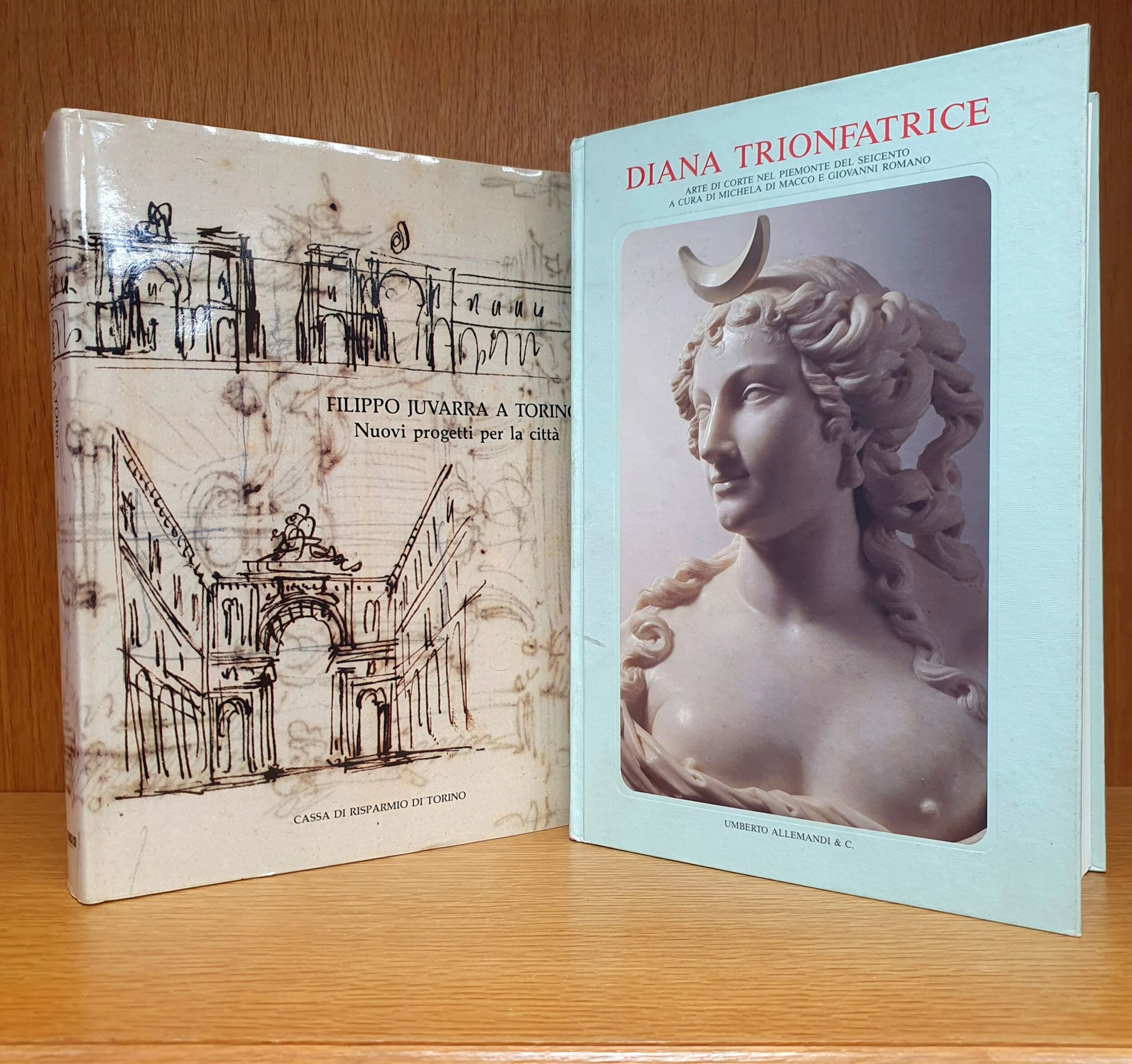 Set of two books on art in Piedmont: - Lot 69