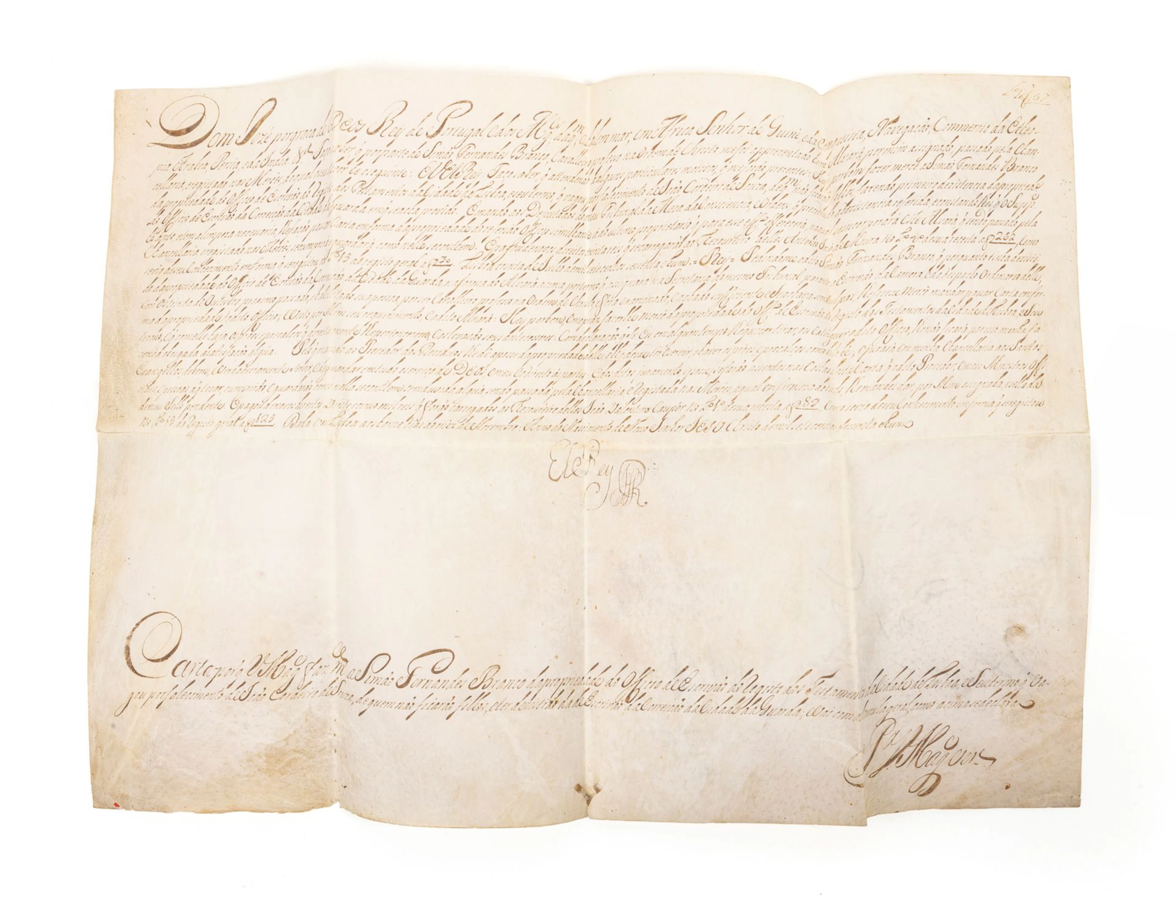 Seven Portuguese handwritten documents 1- Act of contrition, - Lot 89