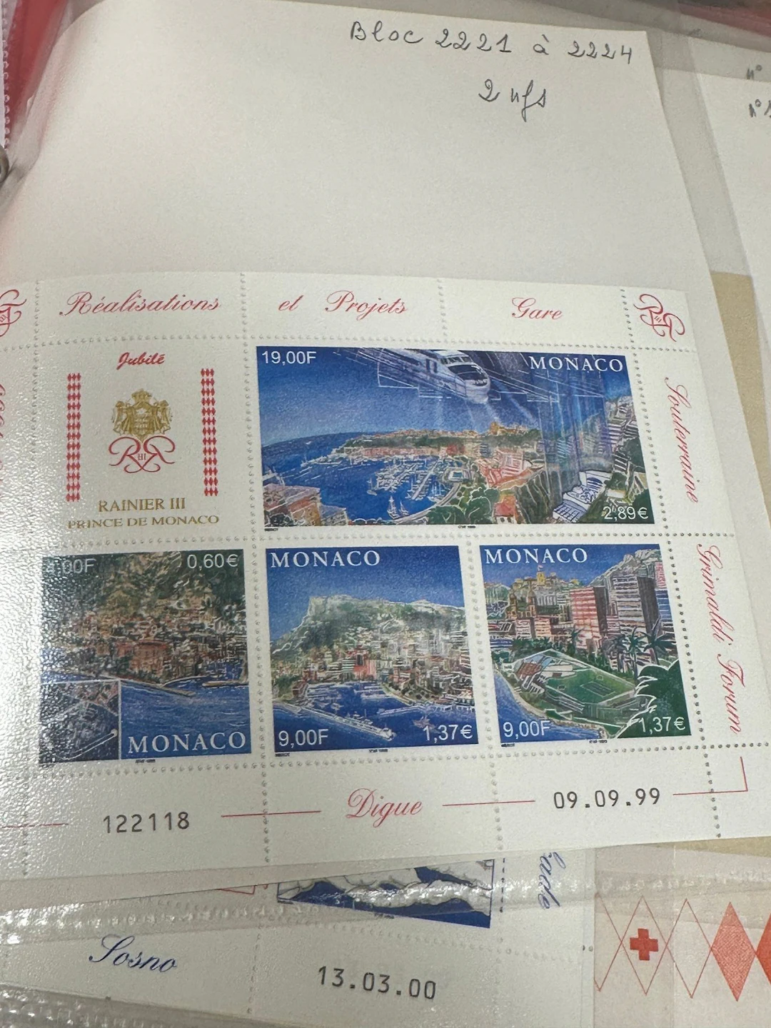 Monaco: Monaco stamps, mint and used, including face-value s - Lot 152