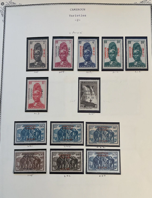French Colonies - Cameroon: Collection of Cameroon stamps, i - Lot 10