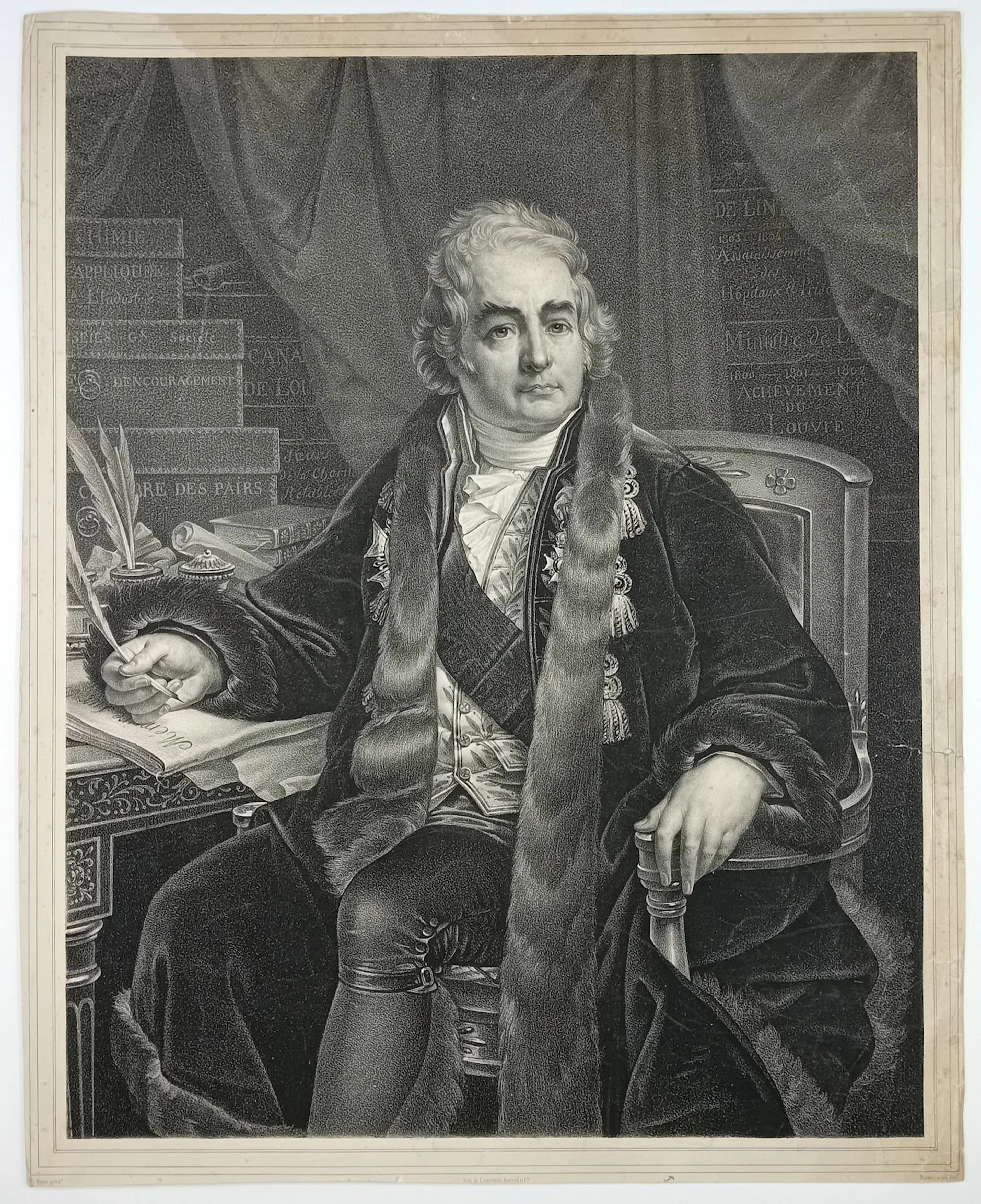 Jean-Antoine CHAPTAL, comte de Chanteloup Chemist, Physician - Lot 578