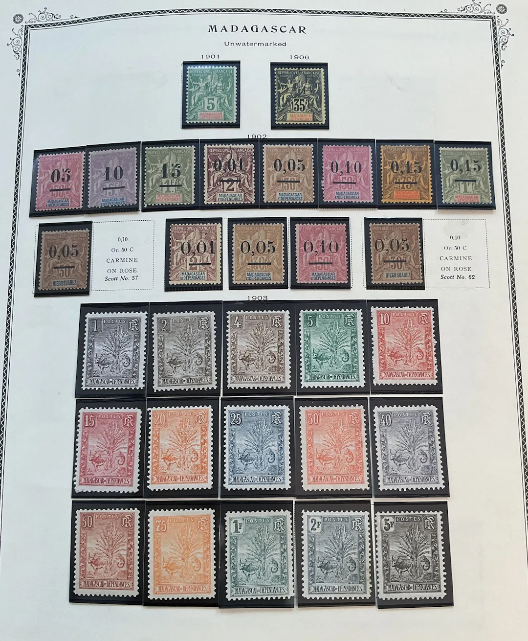 French Colonies - Nossi-be: Set of Nossi-be stamps, includin - Lot 28