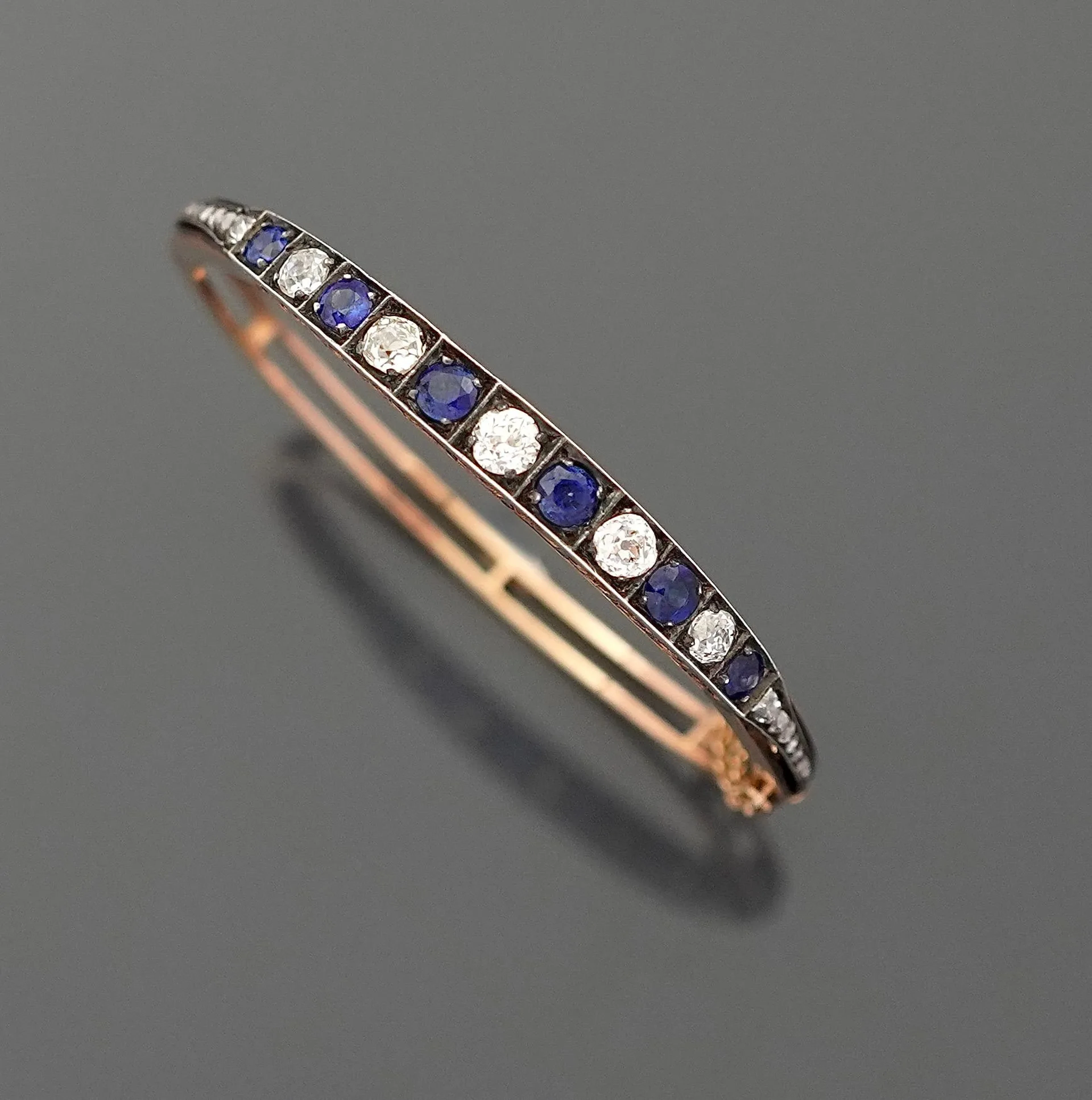 Very delicate open-work garter bracelet in sterling silver ( - Lot 283