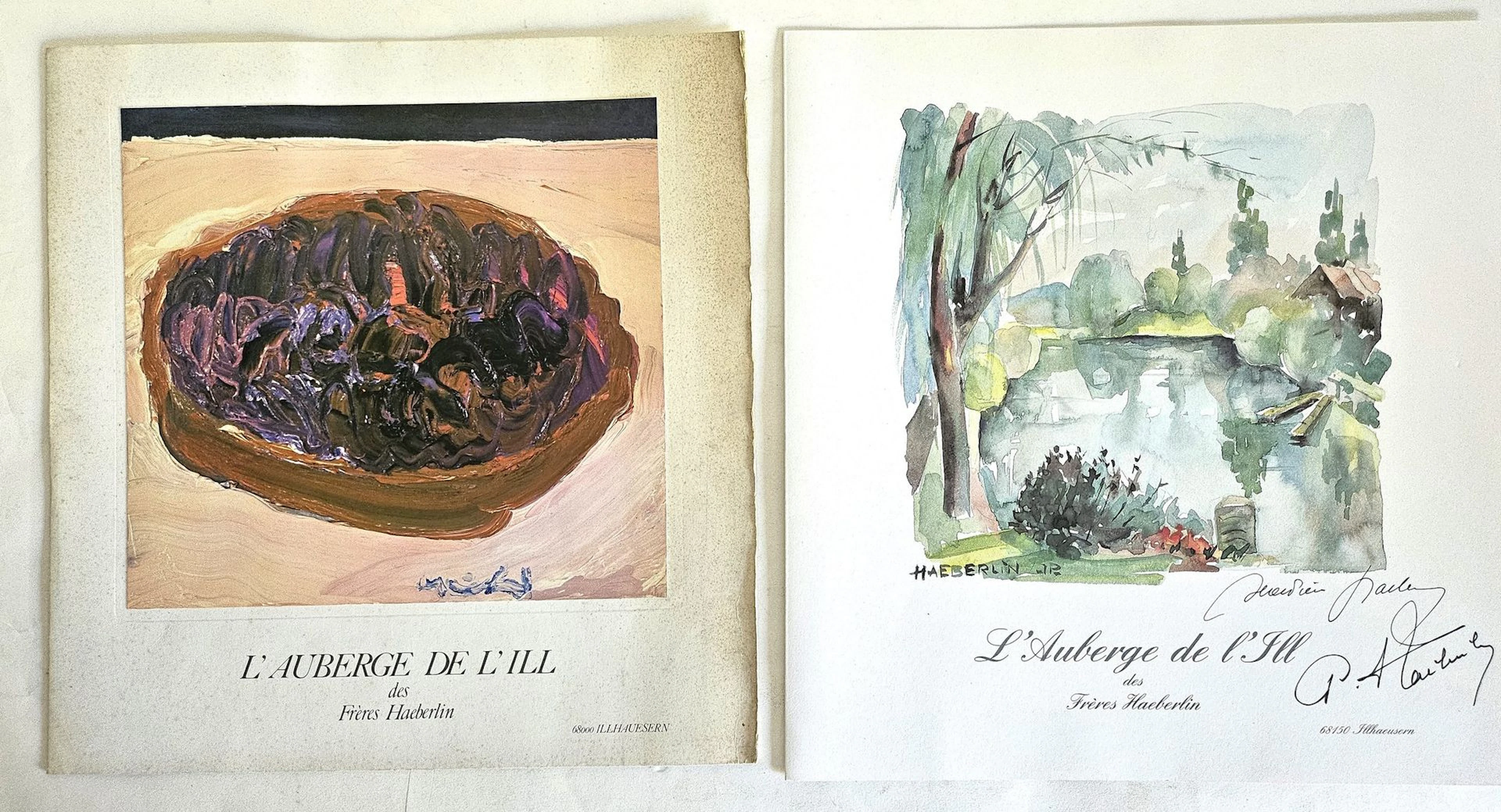 MENUS / Set of 8 menus from renowned restaurants, large form - Lot 100