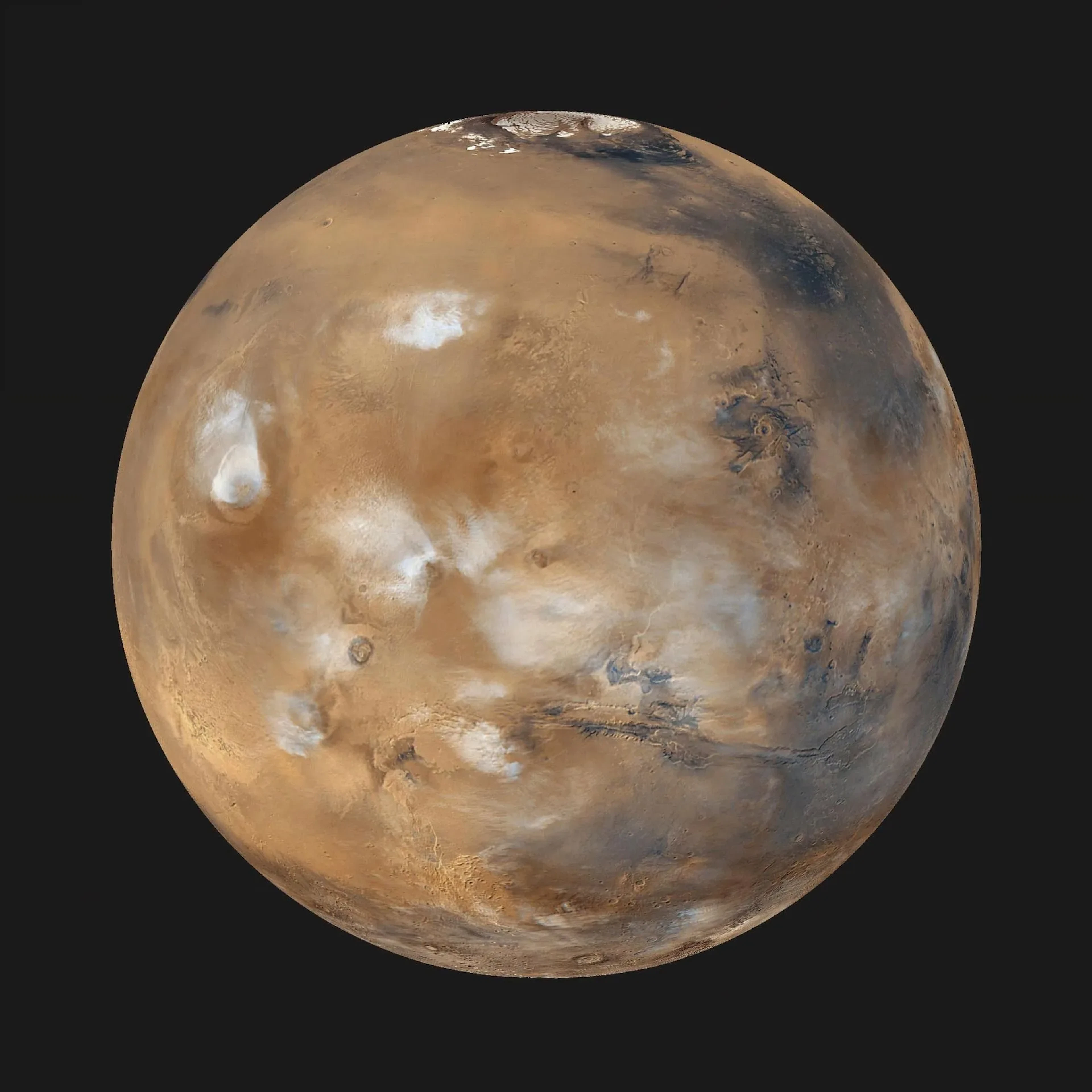 NASA. Planet MARS. After twelve daily orbits, MARS GLOBAL SU - Lot 233