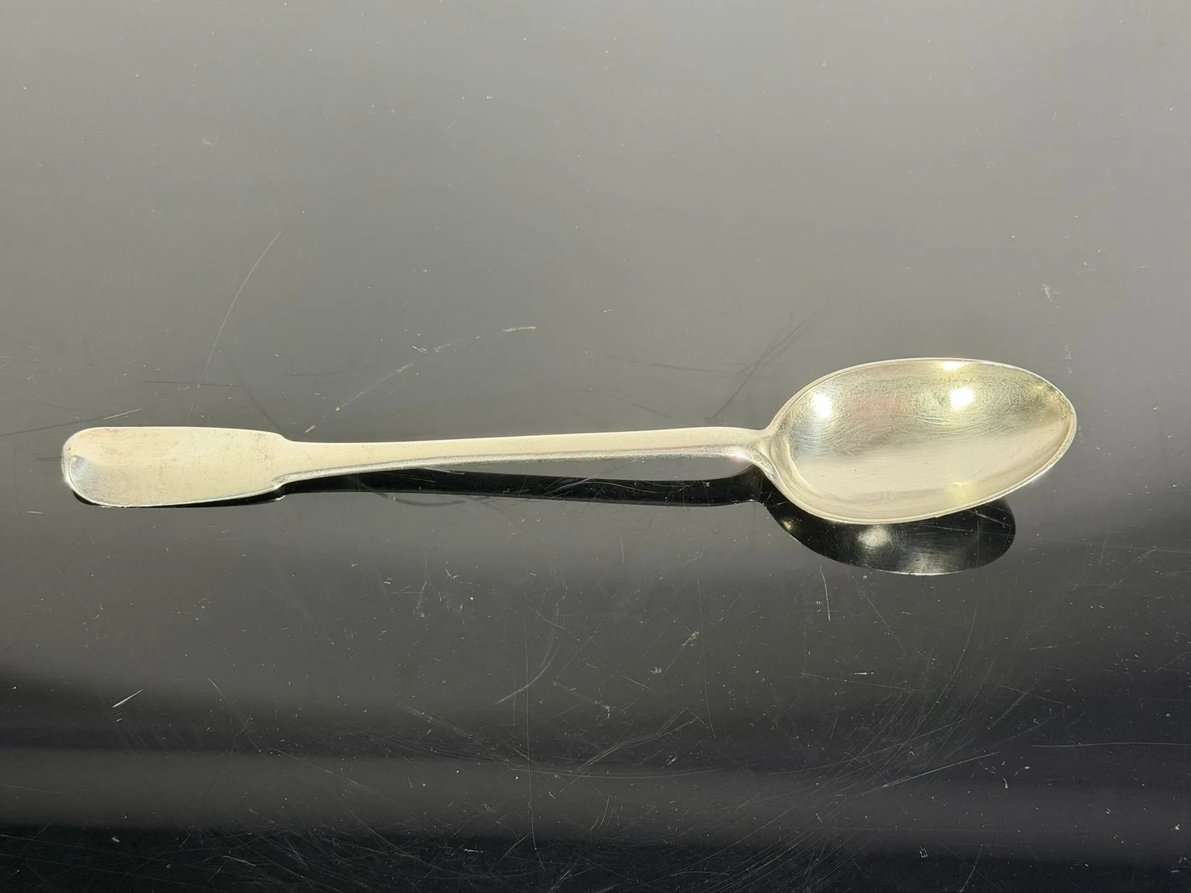 Perigordian silver spoon with coat of arms, 18th century. - Lot 299