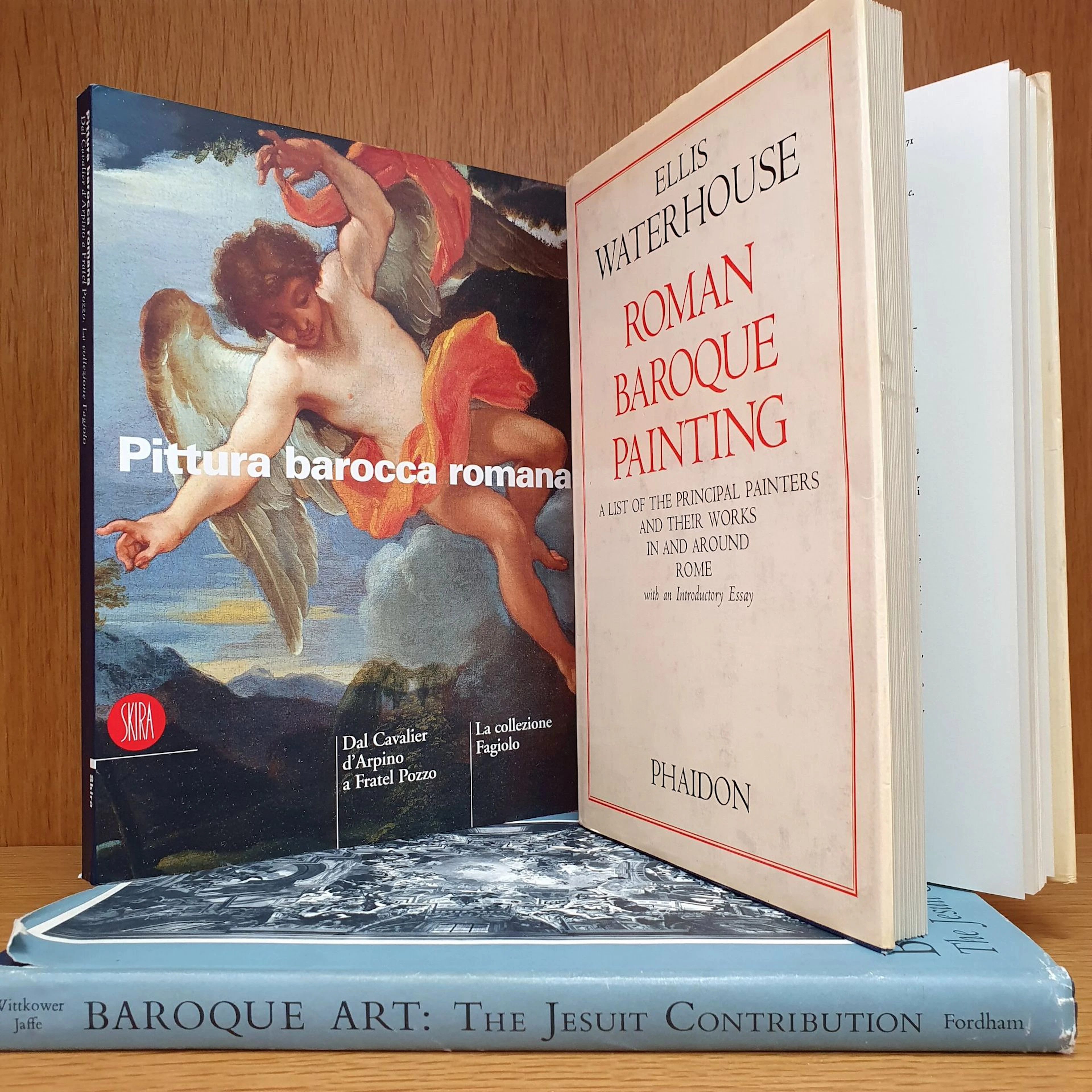Set of three art books: - Ellis Waterhouse, Roman Baroque Pa - Lot 54