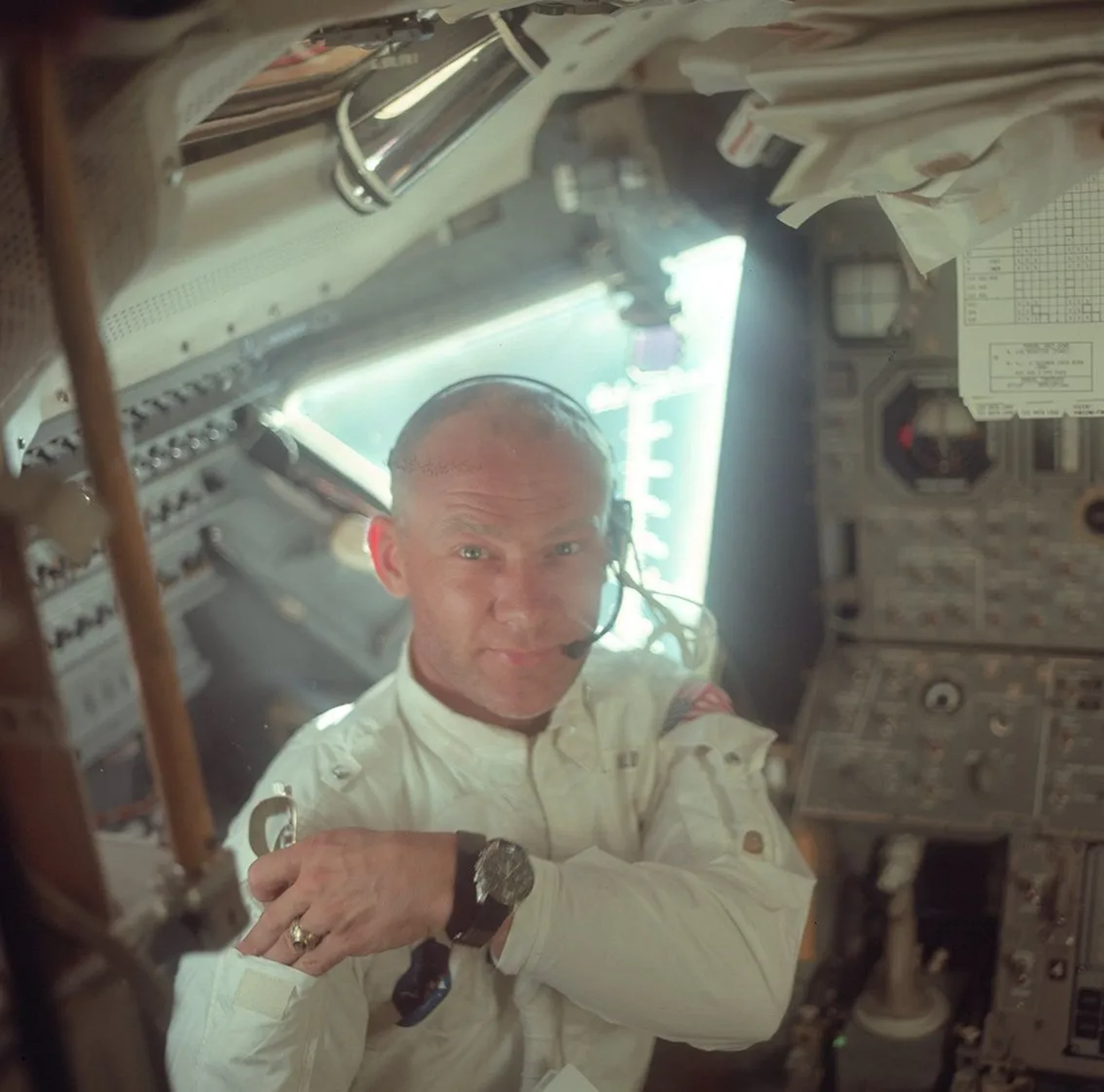 NASA. APOLLO 11 mission. Photograph of astronaut Buzz Aldrin - Lot 59