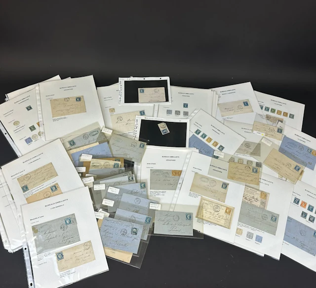 Street Vendors: A study of letters and loose stamps from str - Lot 53