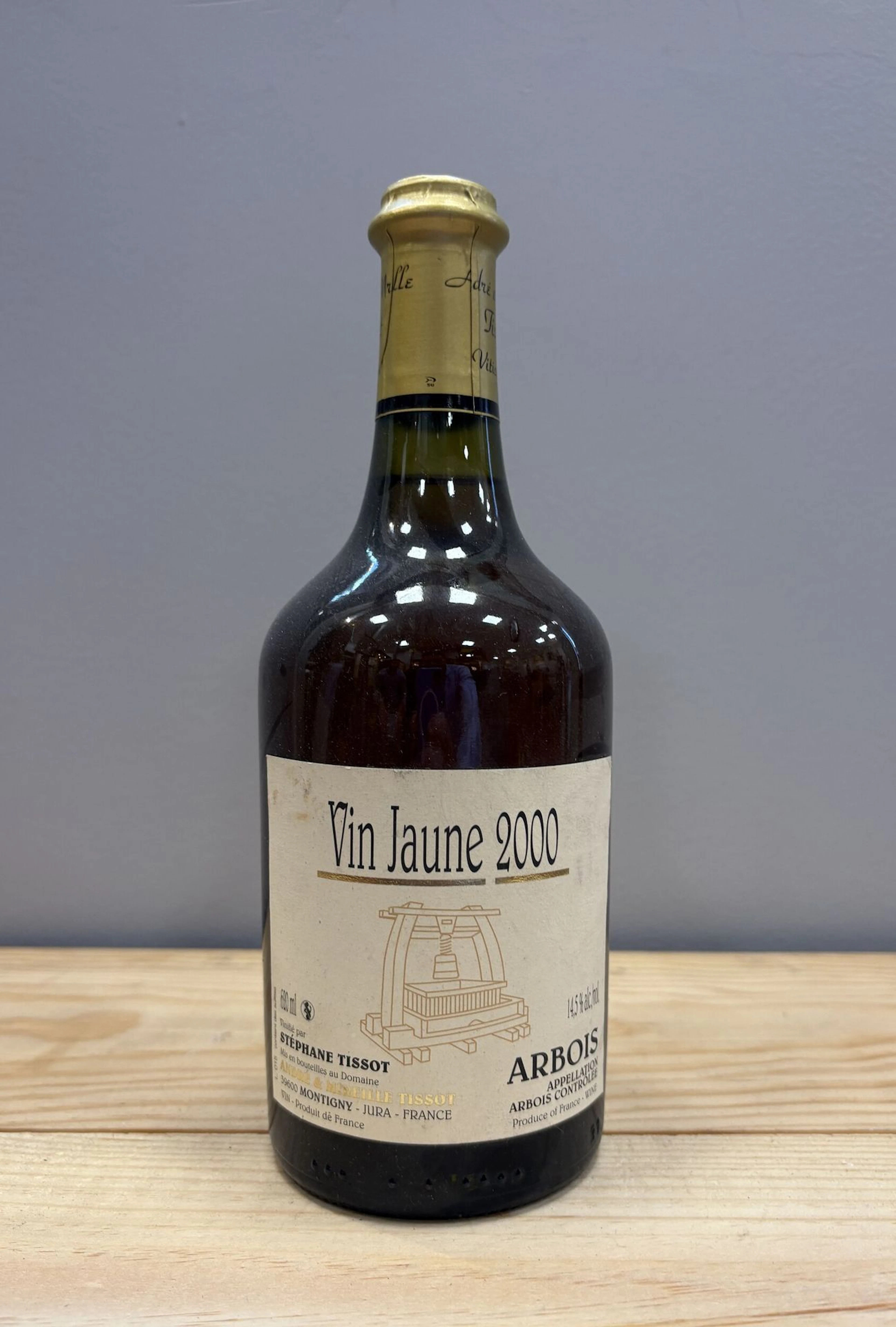 Vin jaune Arbois Stéphane Tissot - 2000 - Lot 208