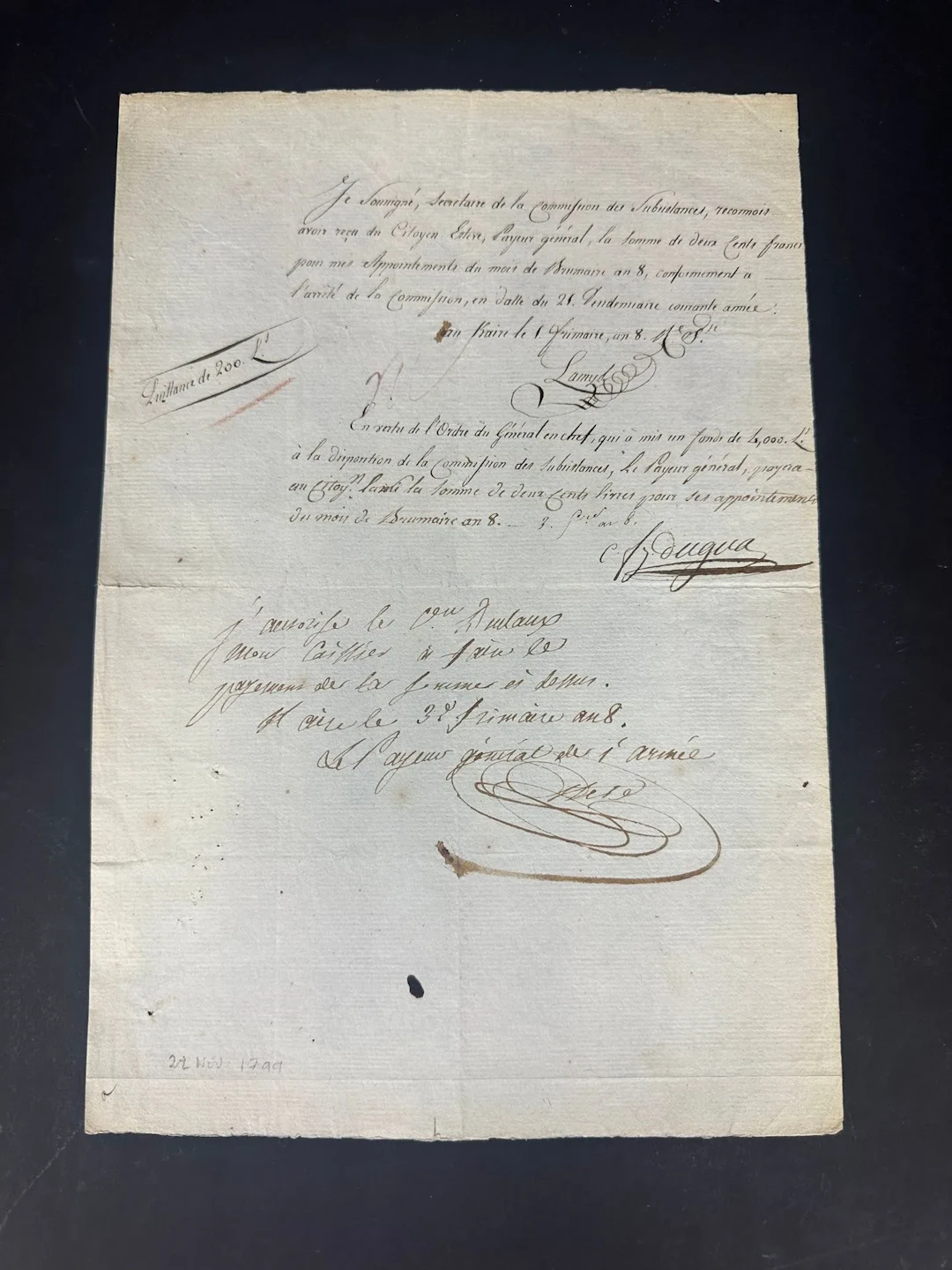 EGYPTIAN CAMPAIGN. General Charles François Joseph DUGUA [Va - Lot 134